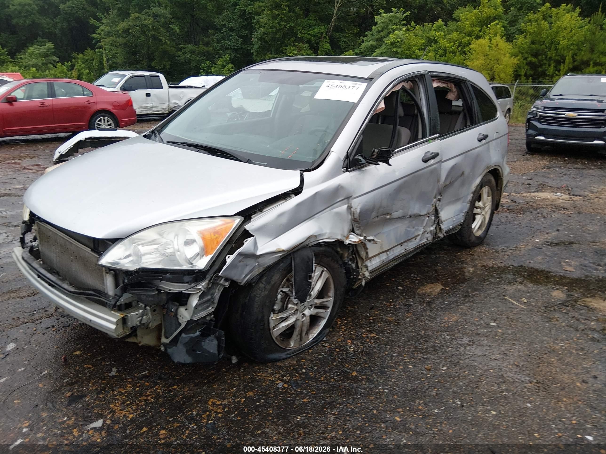 2011 Honda Cr-v Ex Gray vin: 5J6RE4H59BL094522