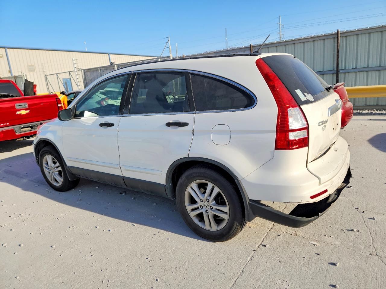 2011 Honda Cr-v Ex Белый vin: 5J6RE4H59BL101307