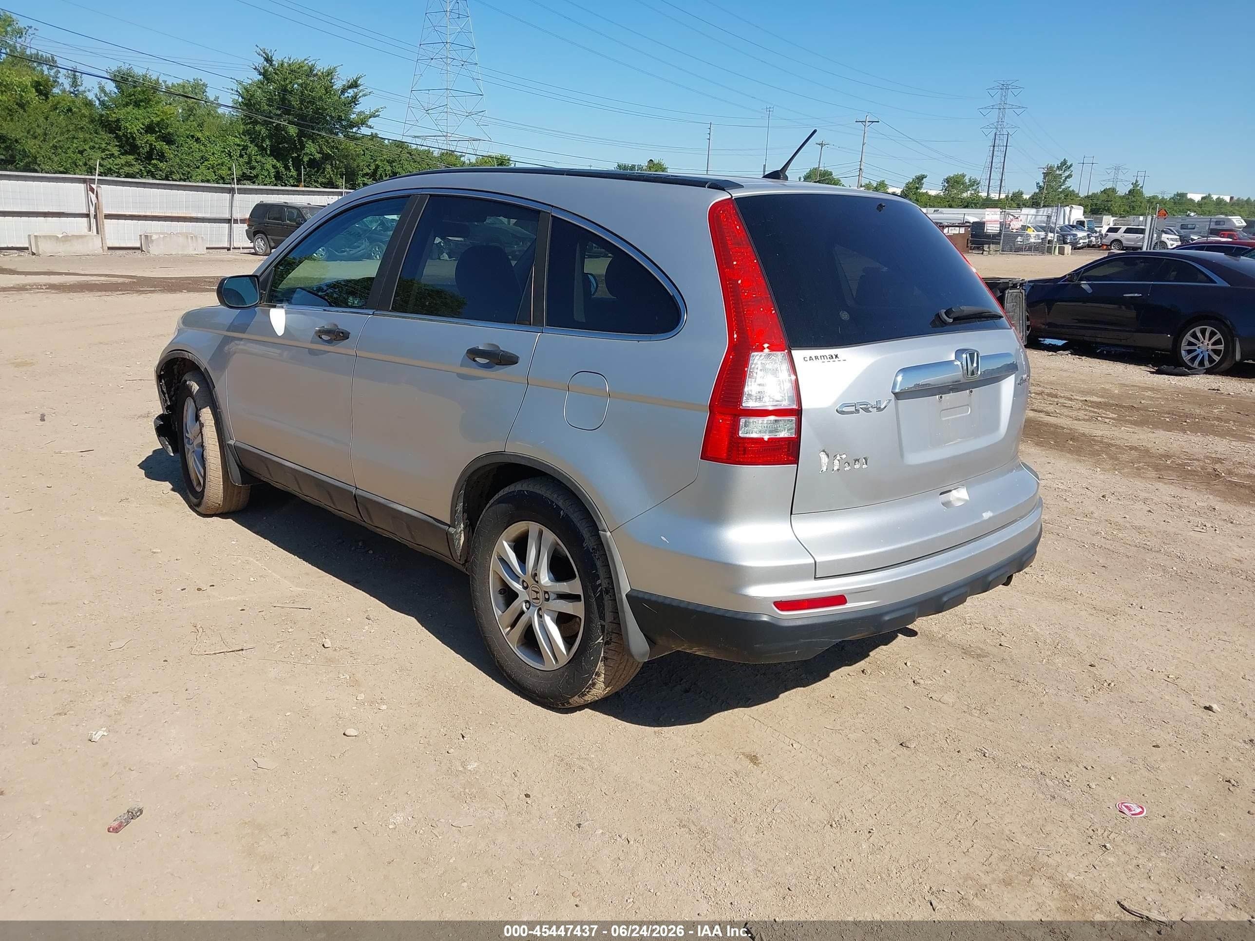 2010 Honda Cr-v Ex Silver vin: 5J6RE4H5XAL002994