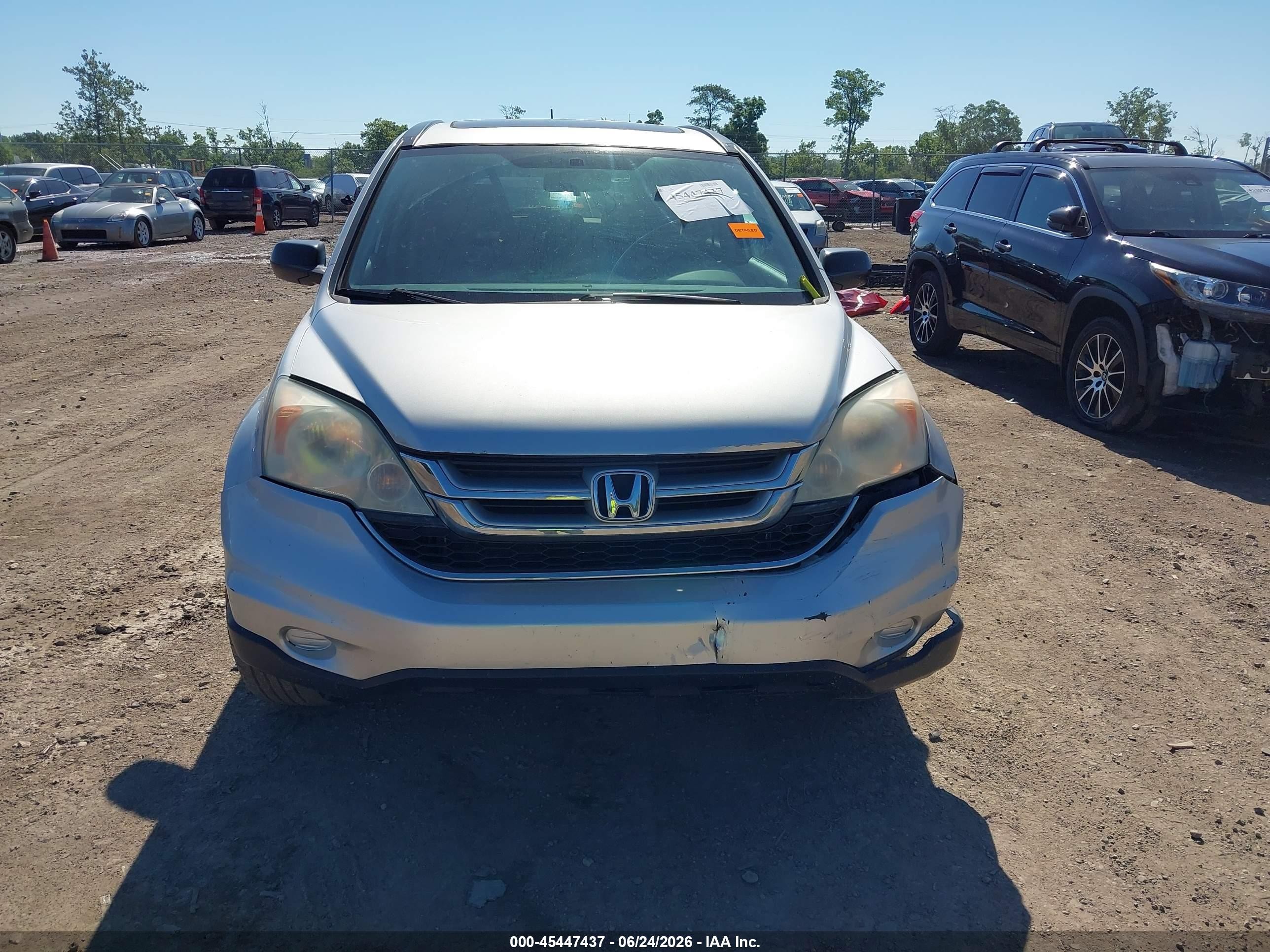 2010 Honda Cr-v Ex Silver vin: 5J6RE4H5XAL002994