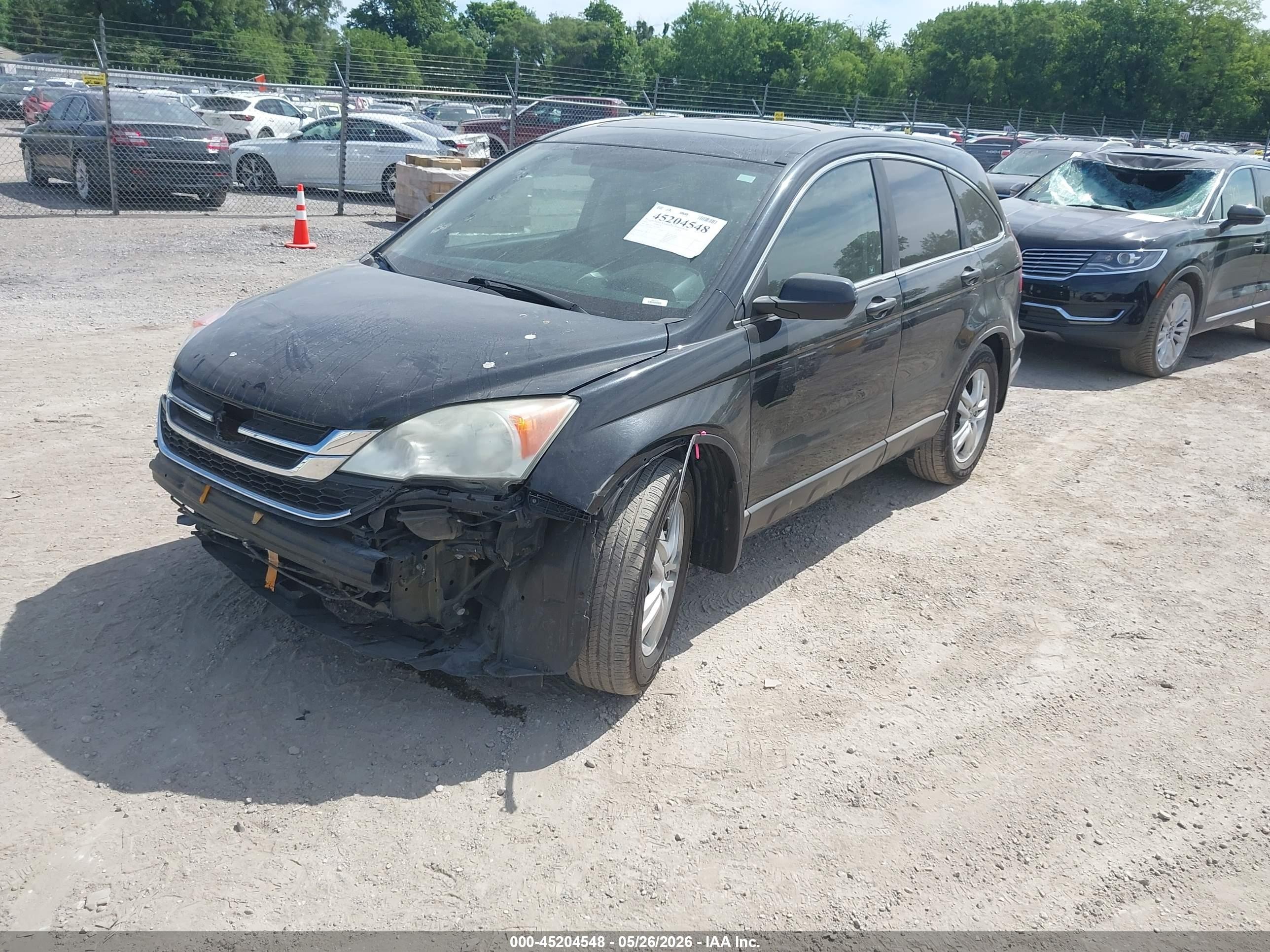 2010 Honda Cr-v Ex Black vin: 5J6RE4H5XAL010643