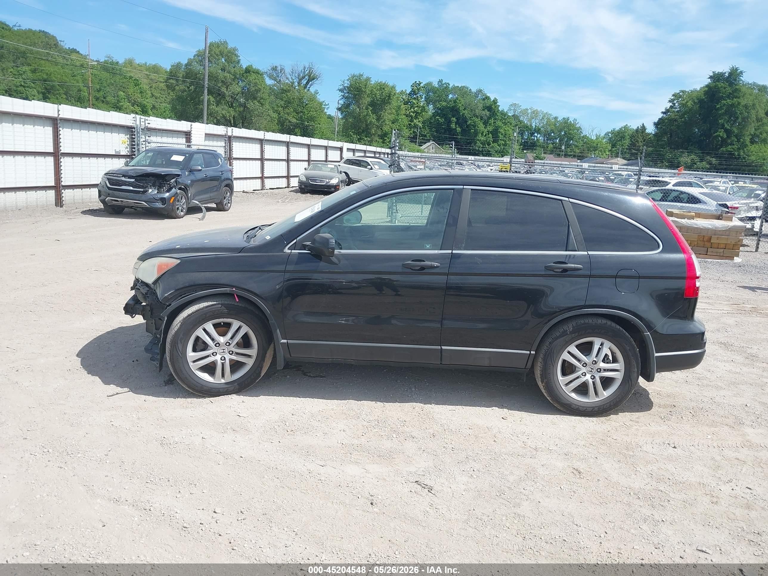2010 Honda Cr-v Ex Black vin: 5J6RE4H5XAL010643