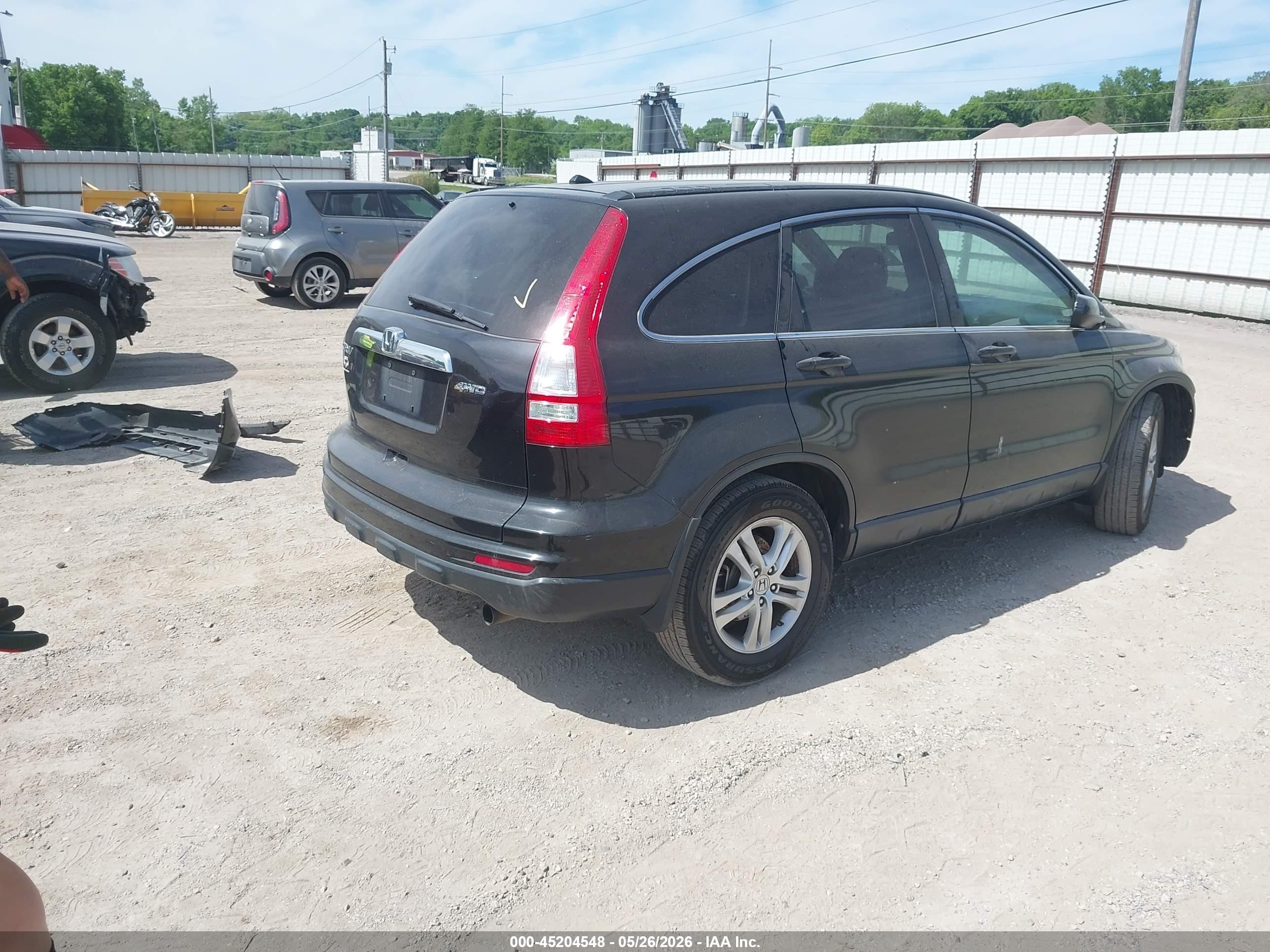 2010 Honda Cr-v Ex Black vin: 5J6RE4H5XAL010643