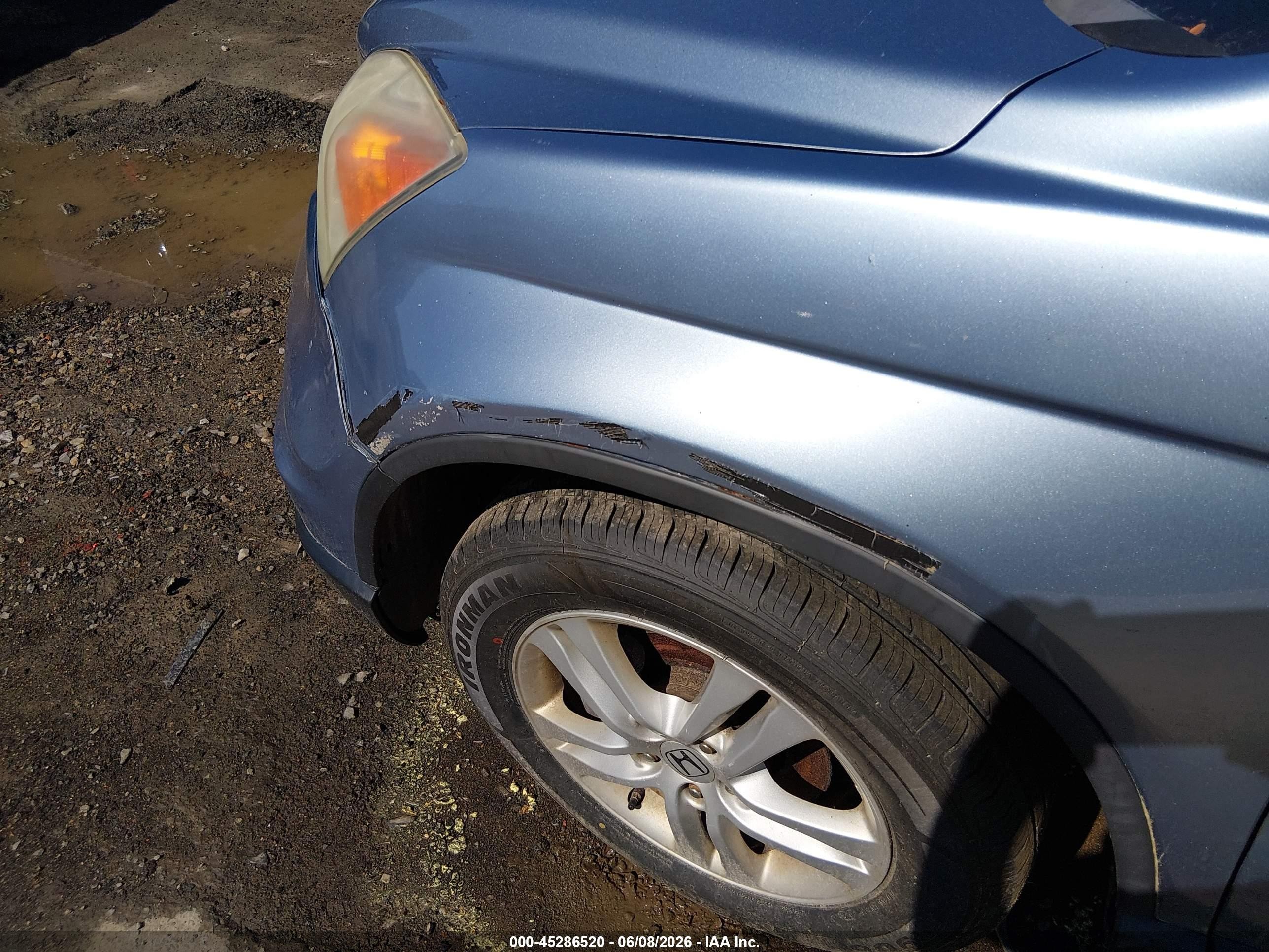 2010 Honda Cr-v Ex Blue vin: 5J6RE4H5XAL012120