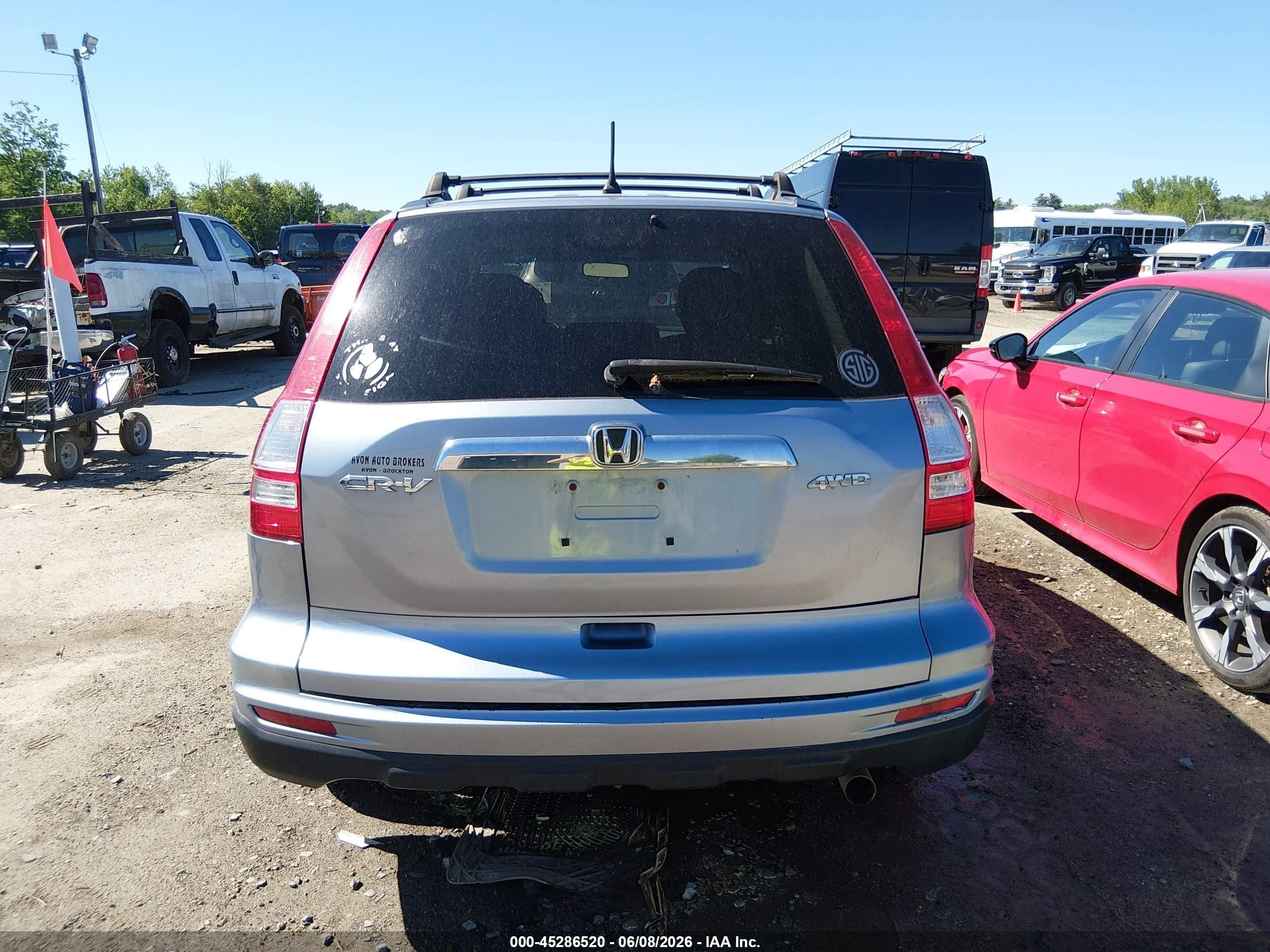 2010 Honda Cr-v Ex Blue vin: 5J6RE4H5XAL012120