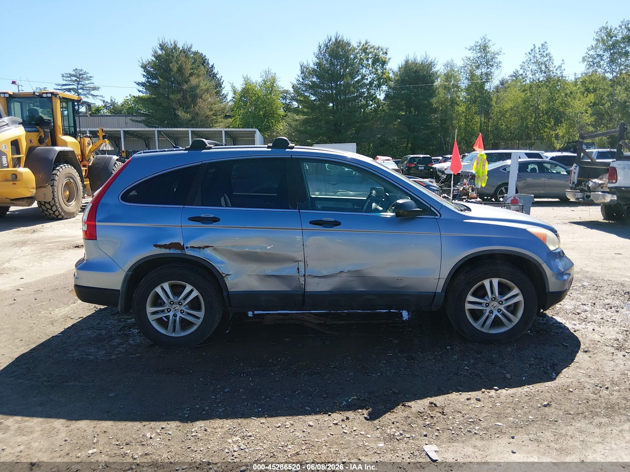 2010 Honda Cr-v Ex Blue vin: 5J6RE4H5XAL012120