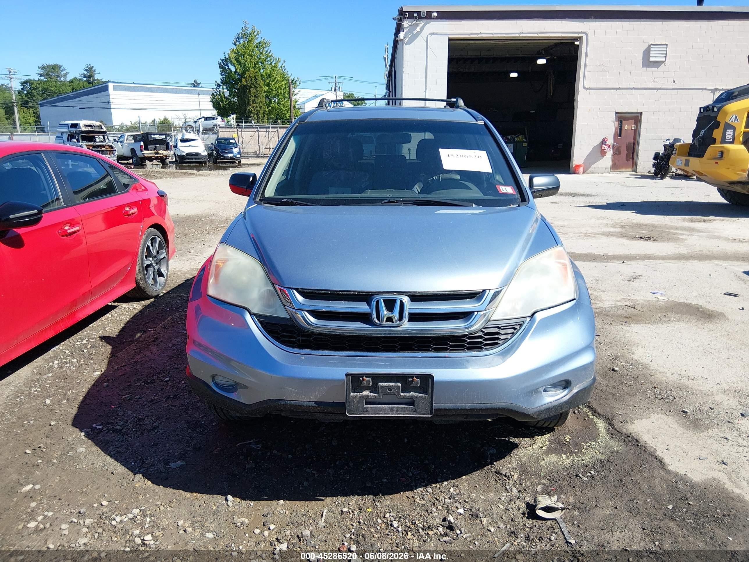 2010 Honda Cr-v Ex Blue vin: 5J6RE4H5XAL012120