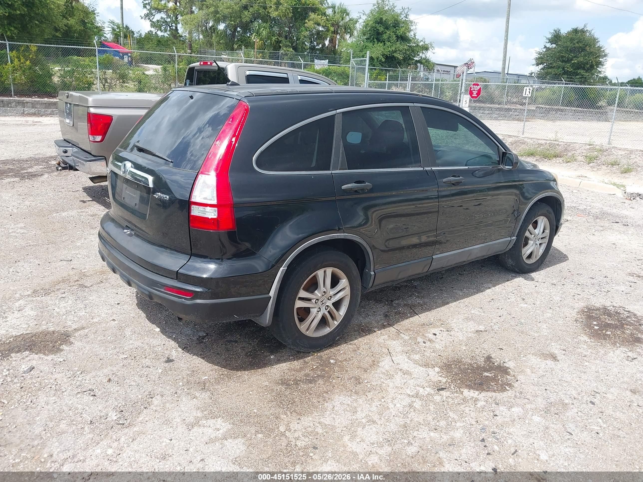 2010 Honda Cr-v Ex Black vin: 5J6RE4H5XAL030522