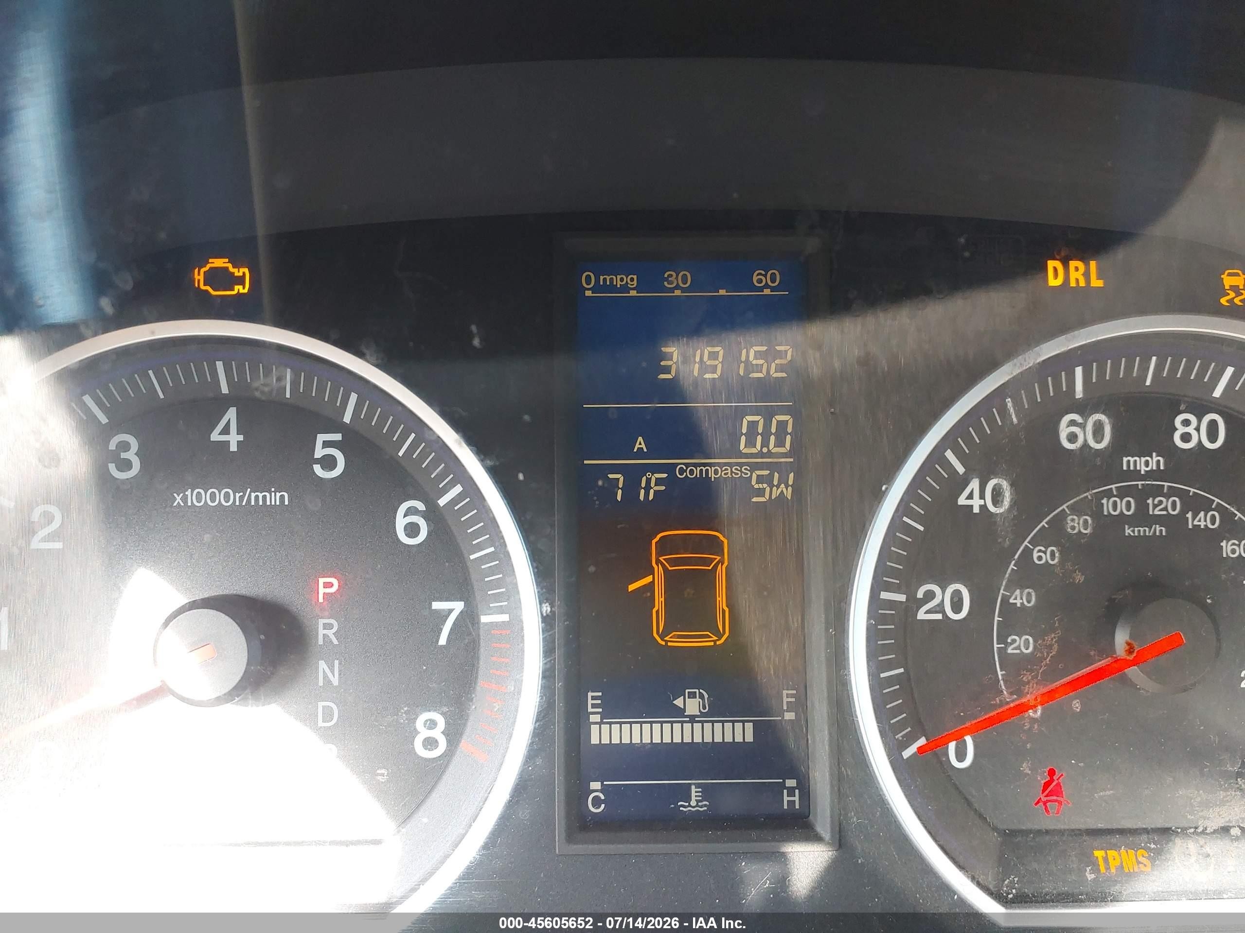 2010 Honda Cr-v Ex Red vin: 5J6RE4H5XAL047272