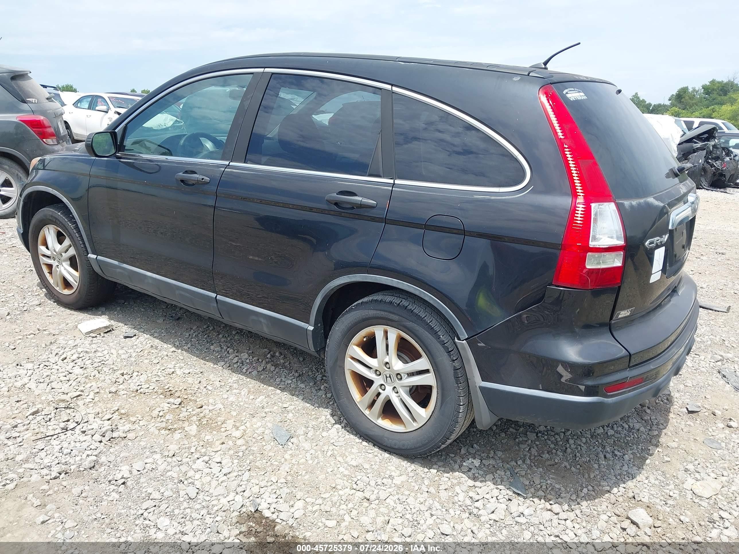 2010 Honda Cr-v Ex Black vin: 5J6RE4H5XAL049474