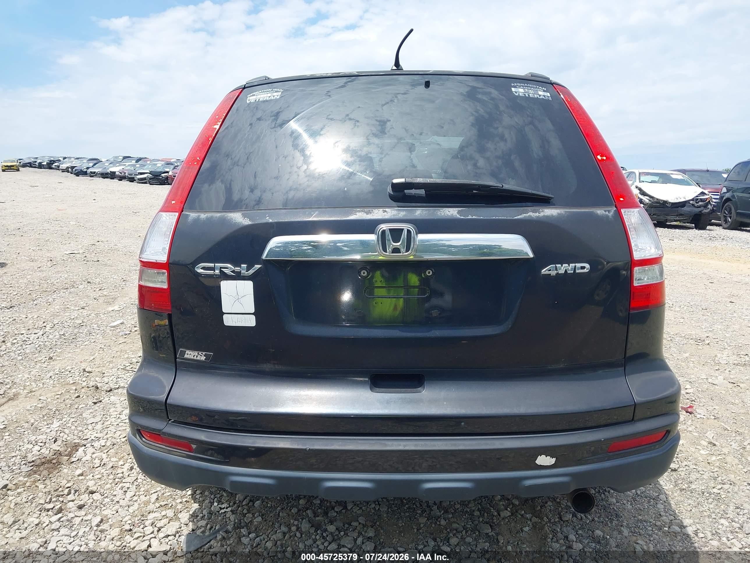 2010 Honda Cr-v Ex Black vin: 5J6RE4H5XAL049474