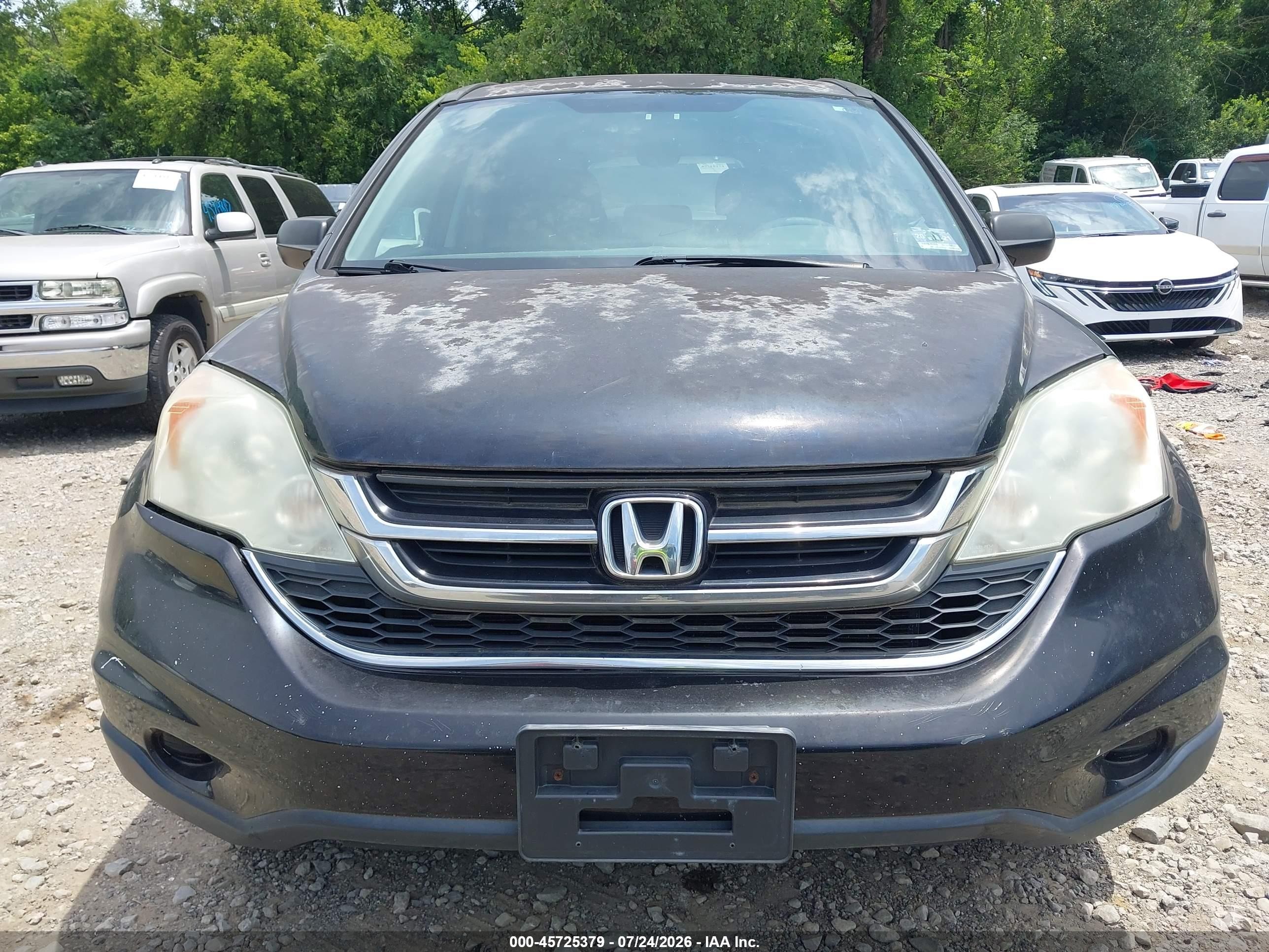 2010 Honda Cr-v Ex Black vin: 5J6RE4H5XAL049474
