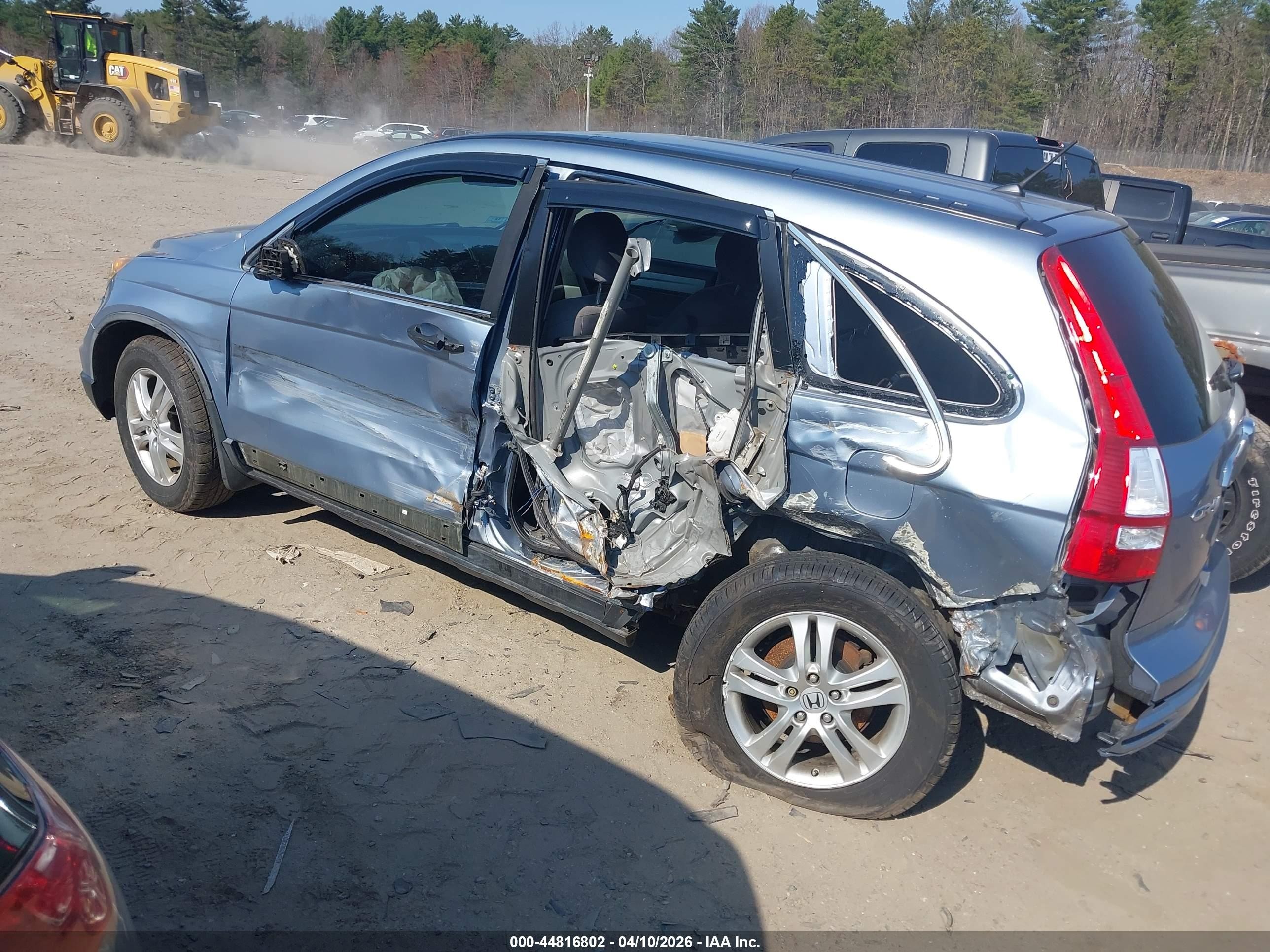 2010 Honda Cr-v Ex Blue vin: 5J6RE4H5XAL050477