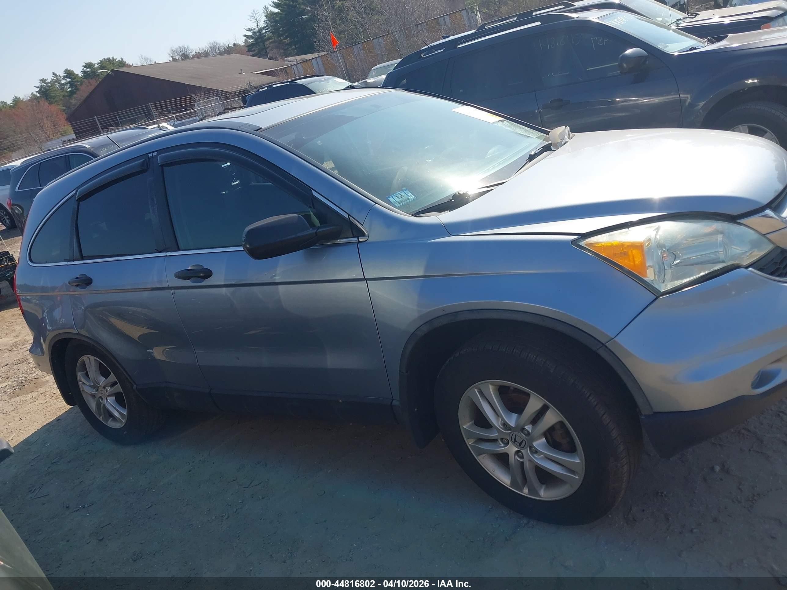 2010 Honda Cr-v Ex Blue vin: 5J6RE4H5XAL050477