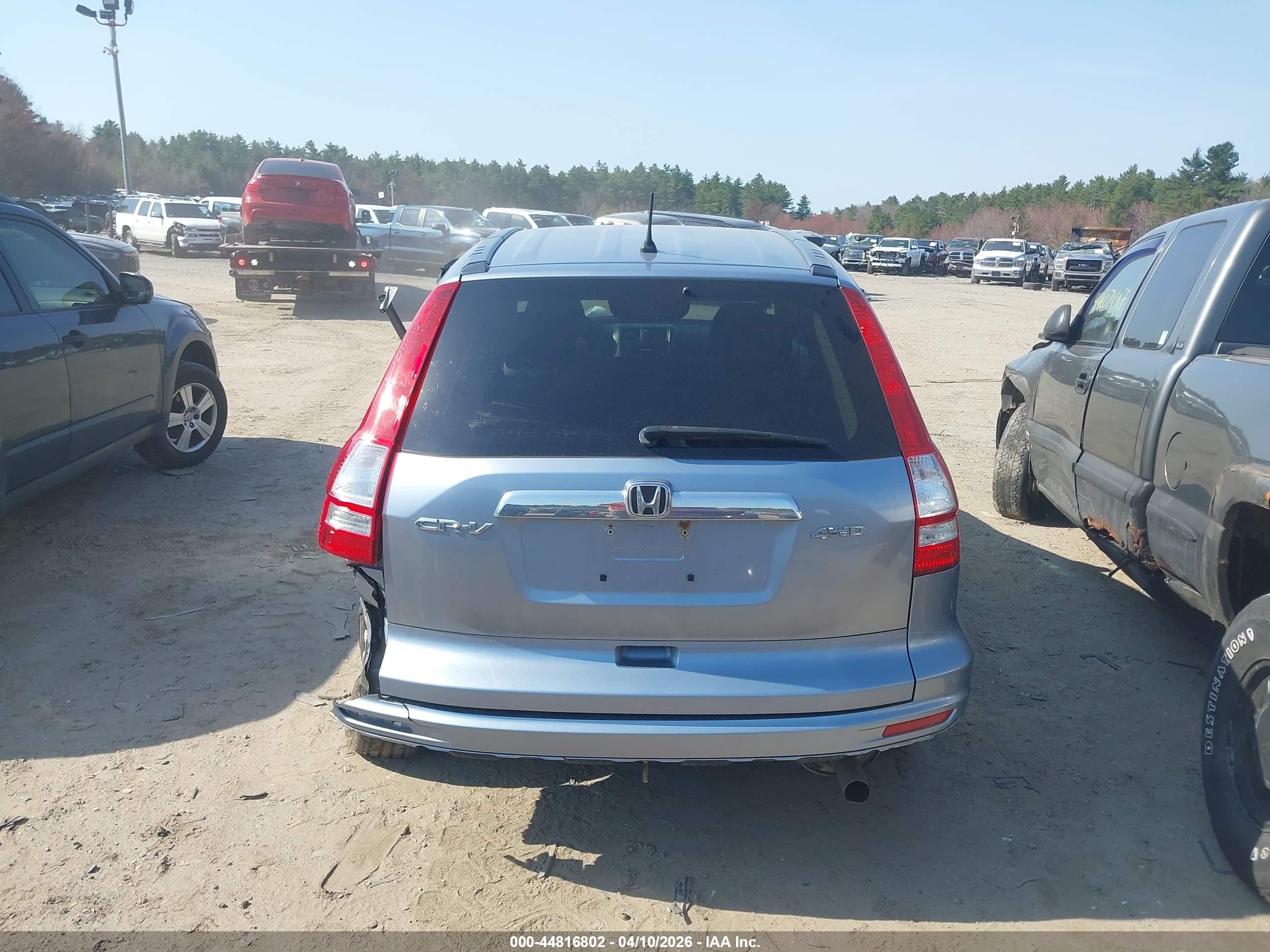 2010 Honda Cr-v Ex Blue vin: 5J6RE4H5XAL050477