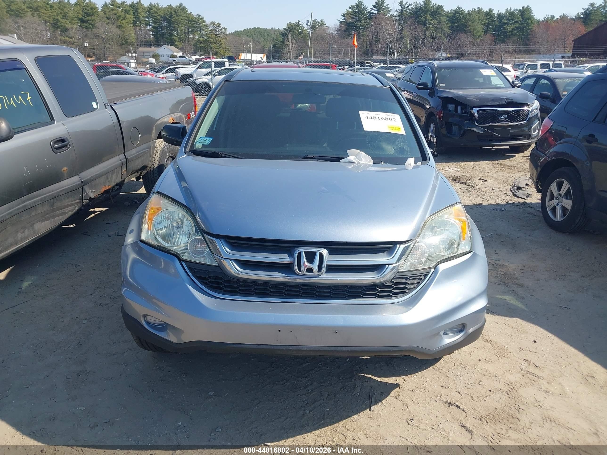 2010 Honda Cr-v Ex Blue vin: 5J6RE4H5XAL050477