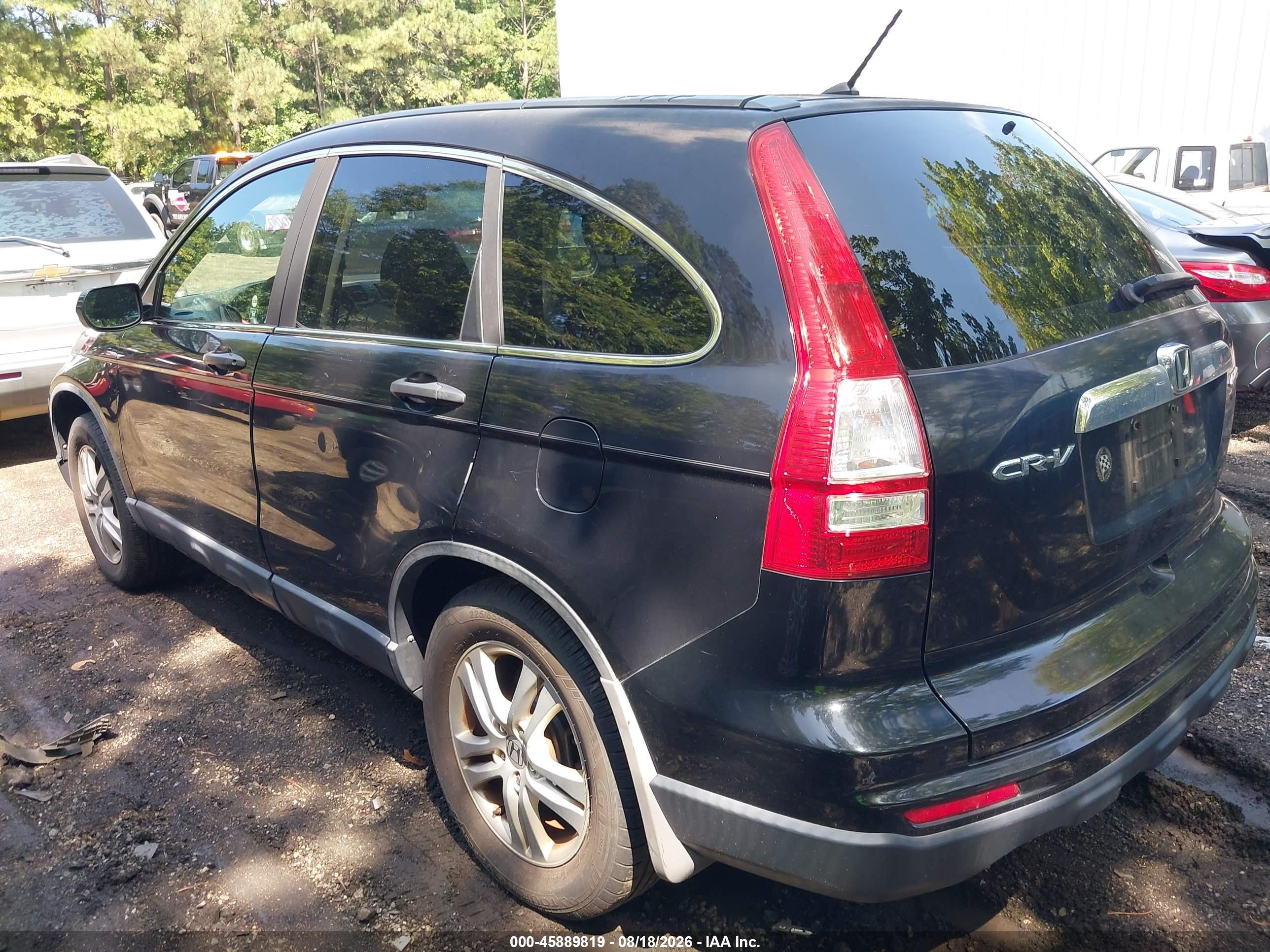 2010 Honda Cr-v Ex Black vin: 5J6RE4H5XAL084757