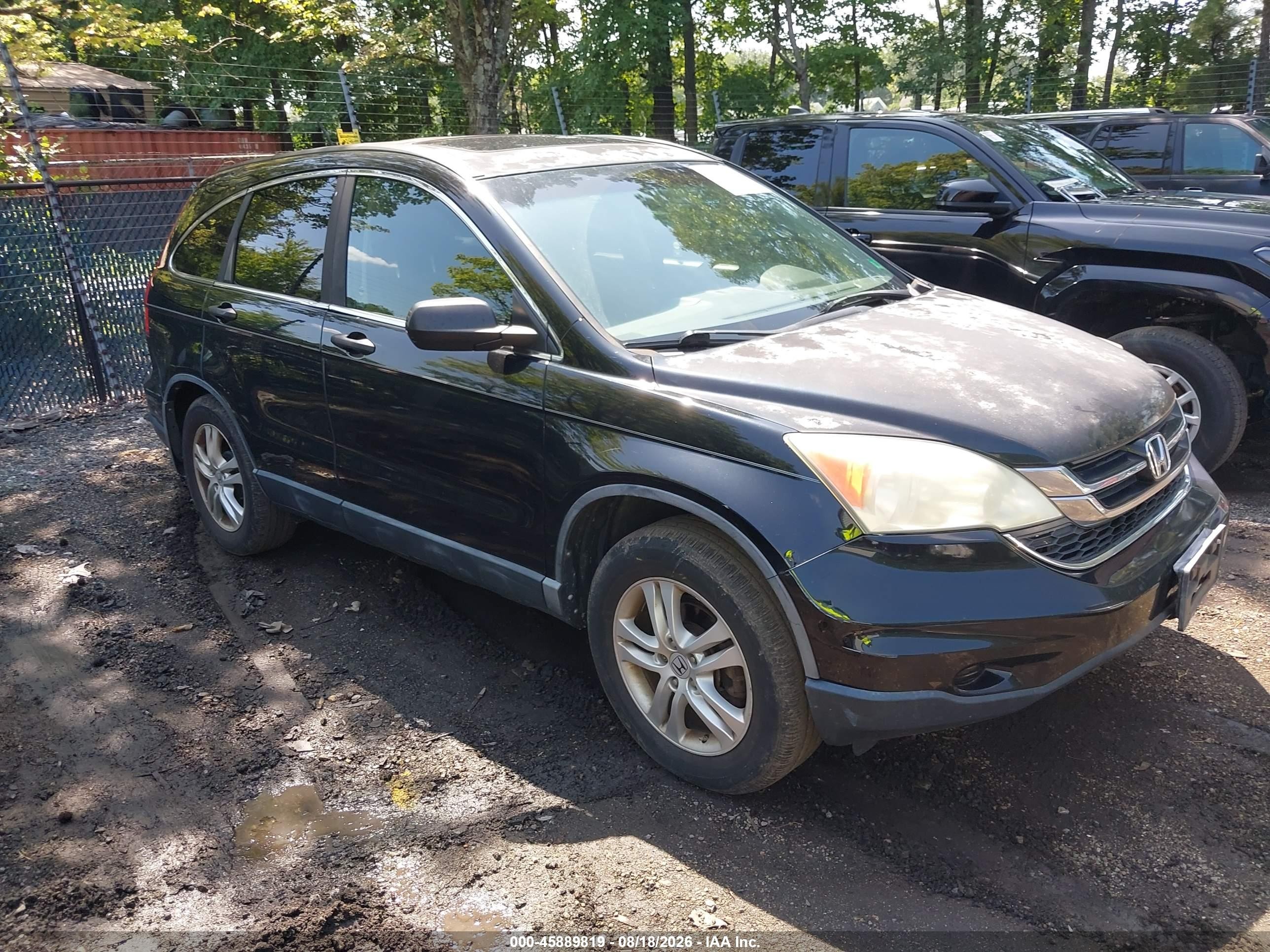 2010 Honda Cr-v Ex Черный vin: 5J6RE4H5XAL084757