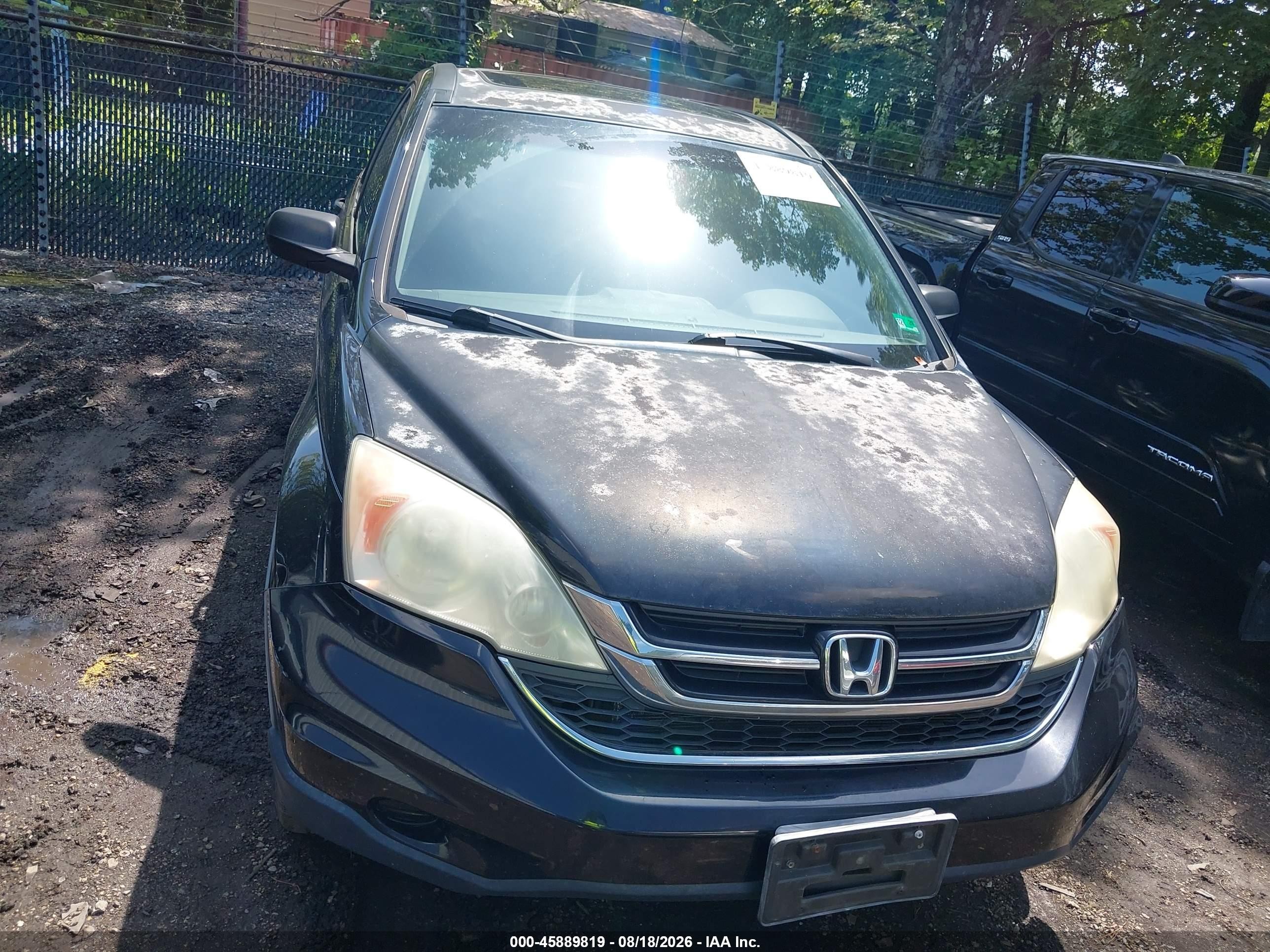 2010 Honda Cr-v Ex Black vin: 5J6RE4H5XAL084757