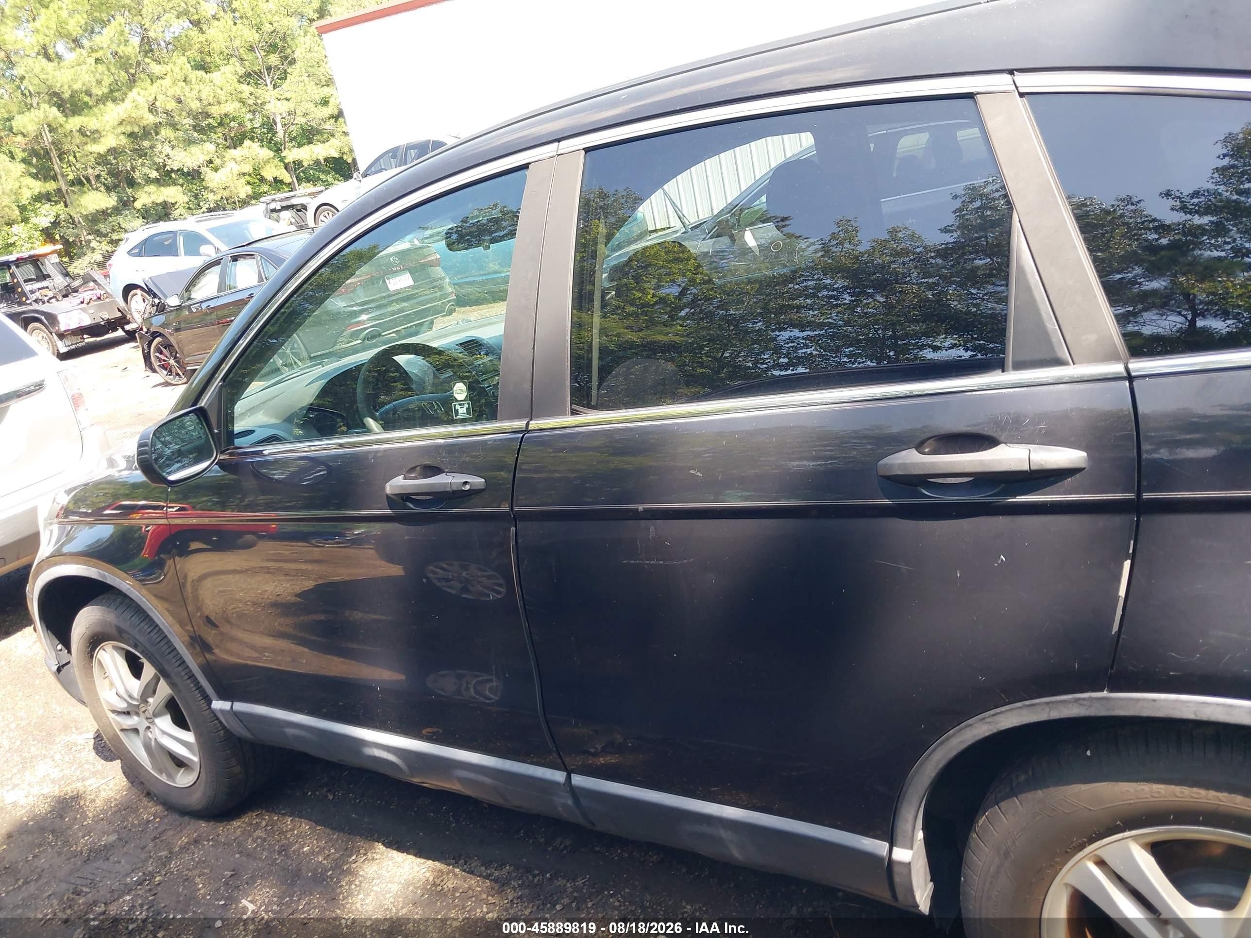 2010 Honda Cr-v Ex Black vin: 5J6RE4H5XAL084757