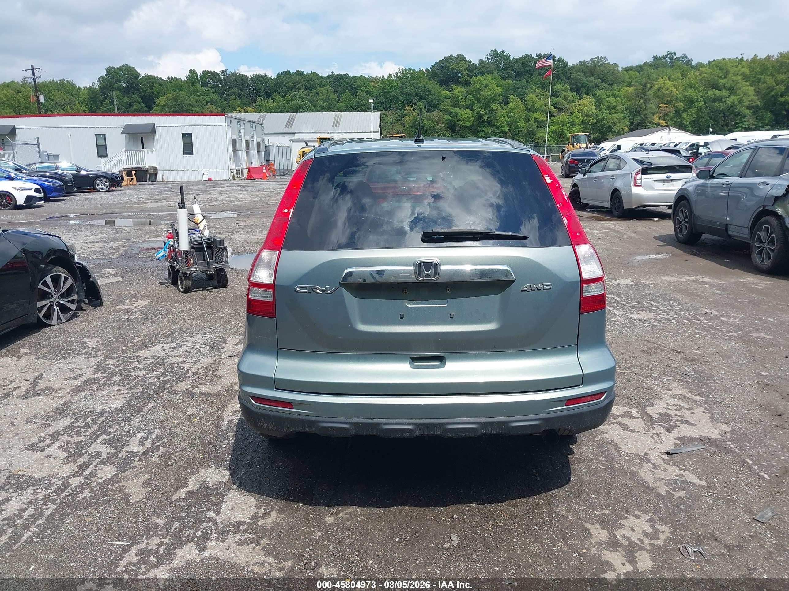 2010 Honda Cr-v Ex Light Blue vin: 5J6RE4H5XAL087187