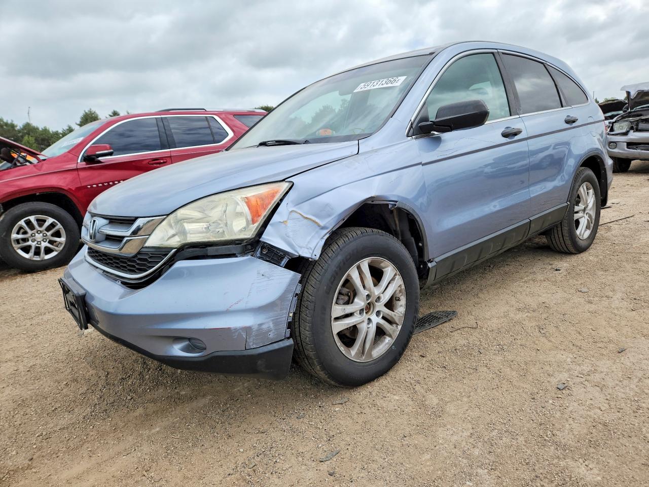 2010 Honda Cr-v Ex Blue vin: 5J6RE4H5XAL097525