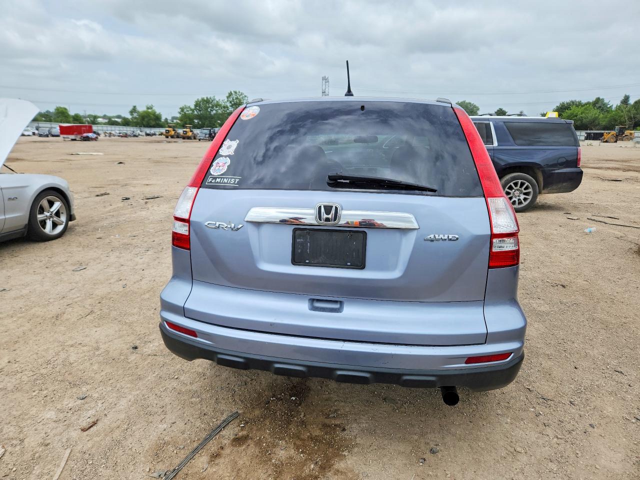 2010 Honda Cr-v Ex Blue vin: 5J6RE4H5XAL097525