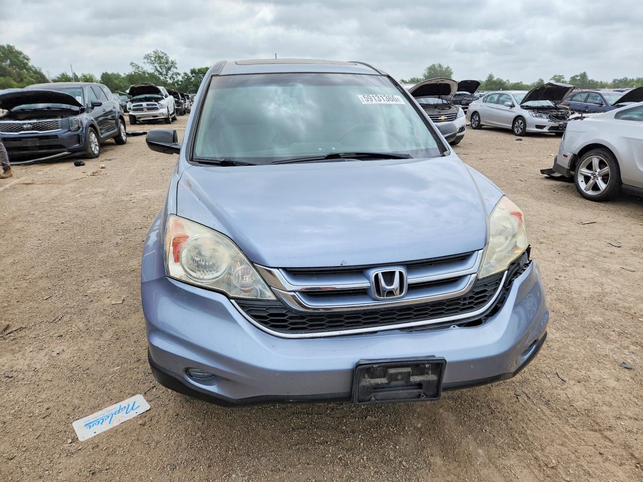 2010 Honda Cr-v Ex Blue vin: 5J6RE4H5XAL097525