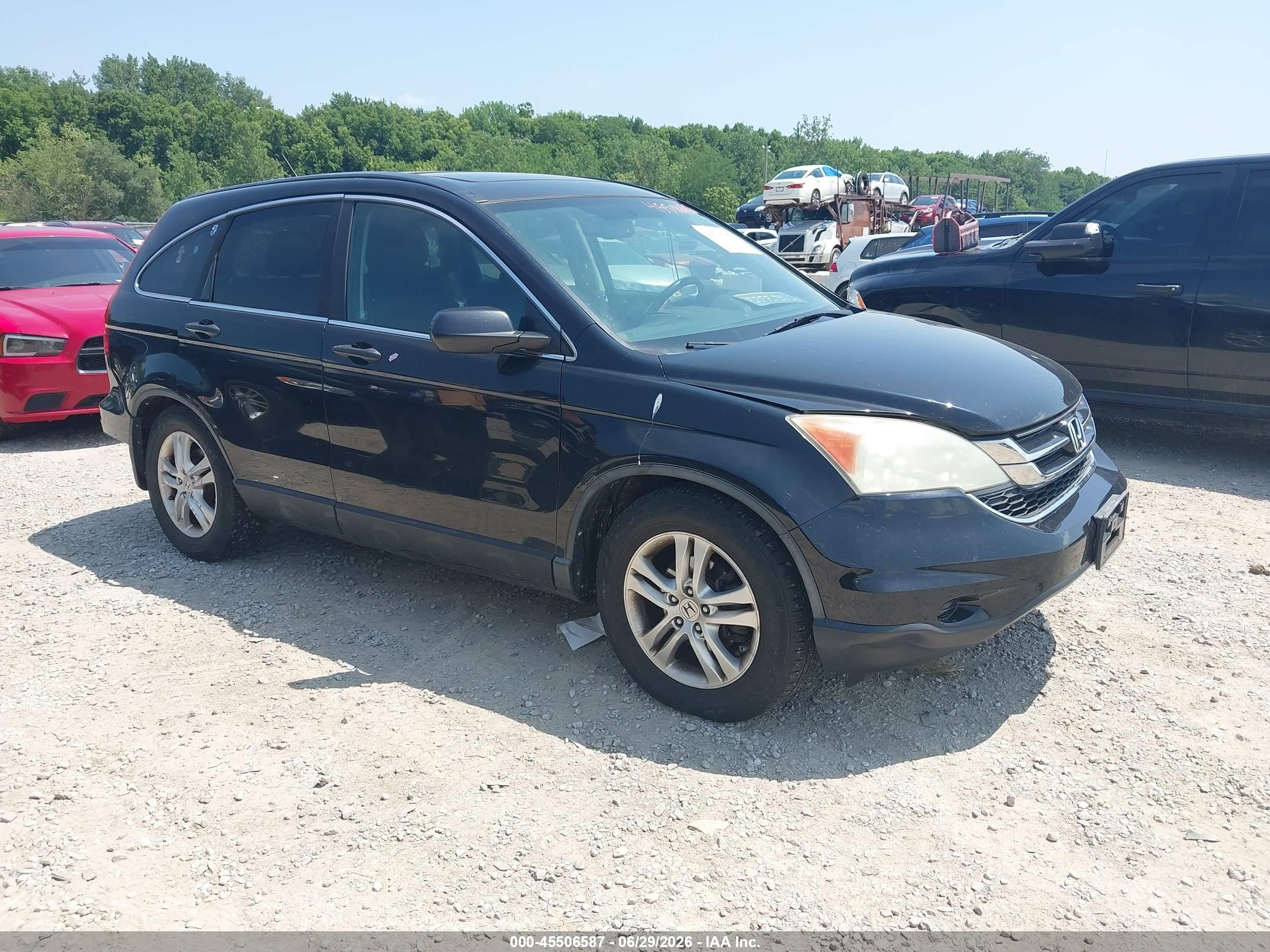 2011 Honda Cr-v Ex Black vin: 5J6RE4H5XBL005041