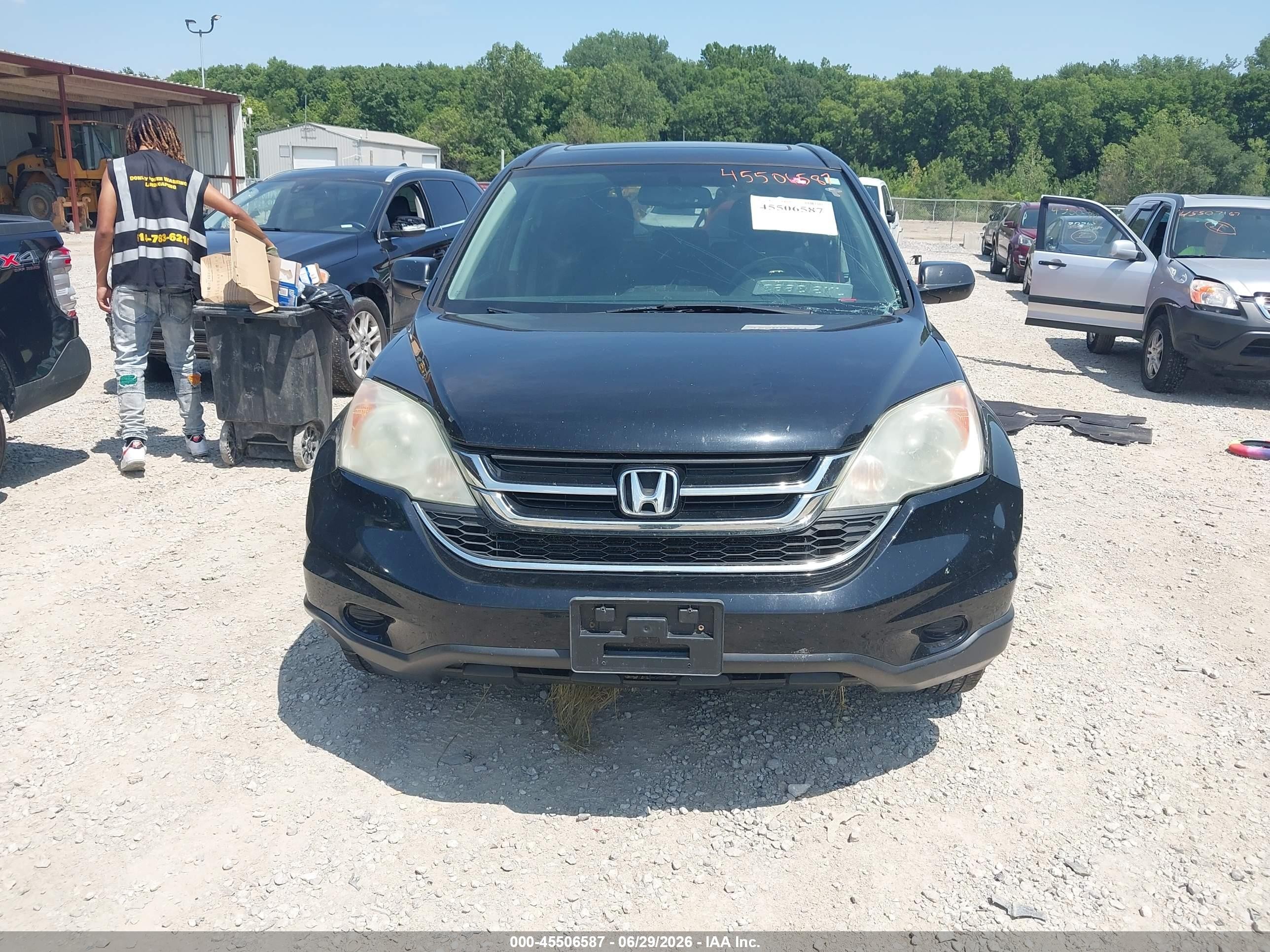 2011 Honda Cr-v Ex Черный vin: 5J6RE4H5XBL005041