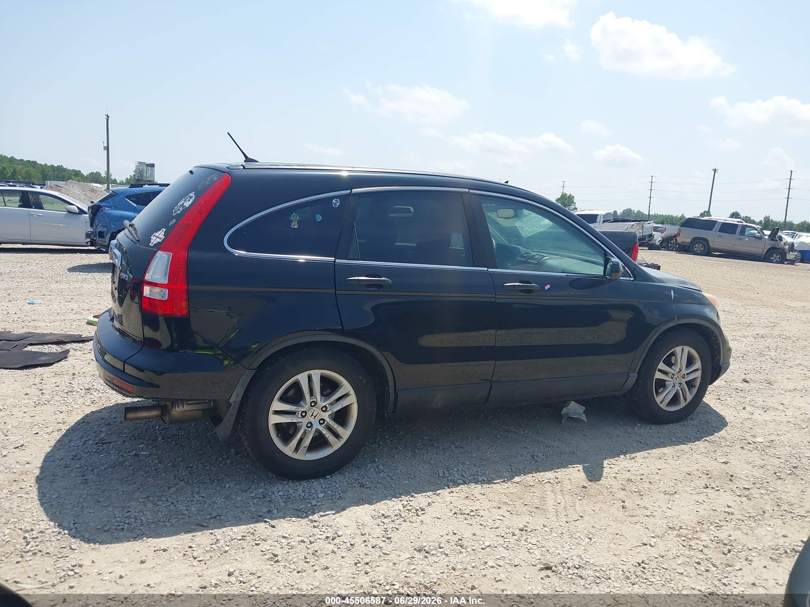 2011 Honda Cr-v Ex Черный vin: 5J6RE4H5XBL005041