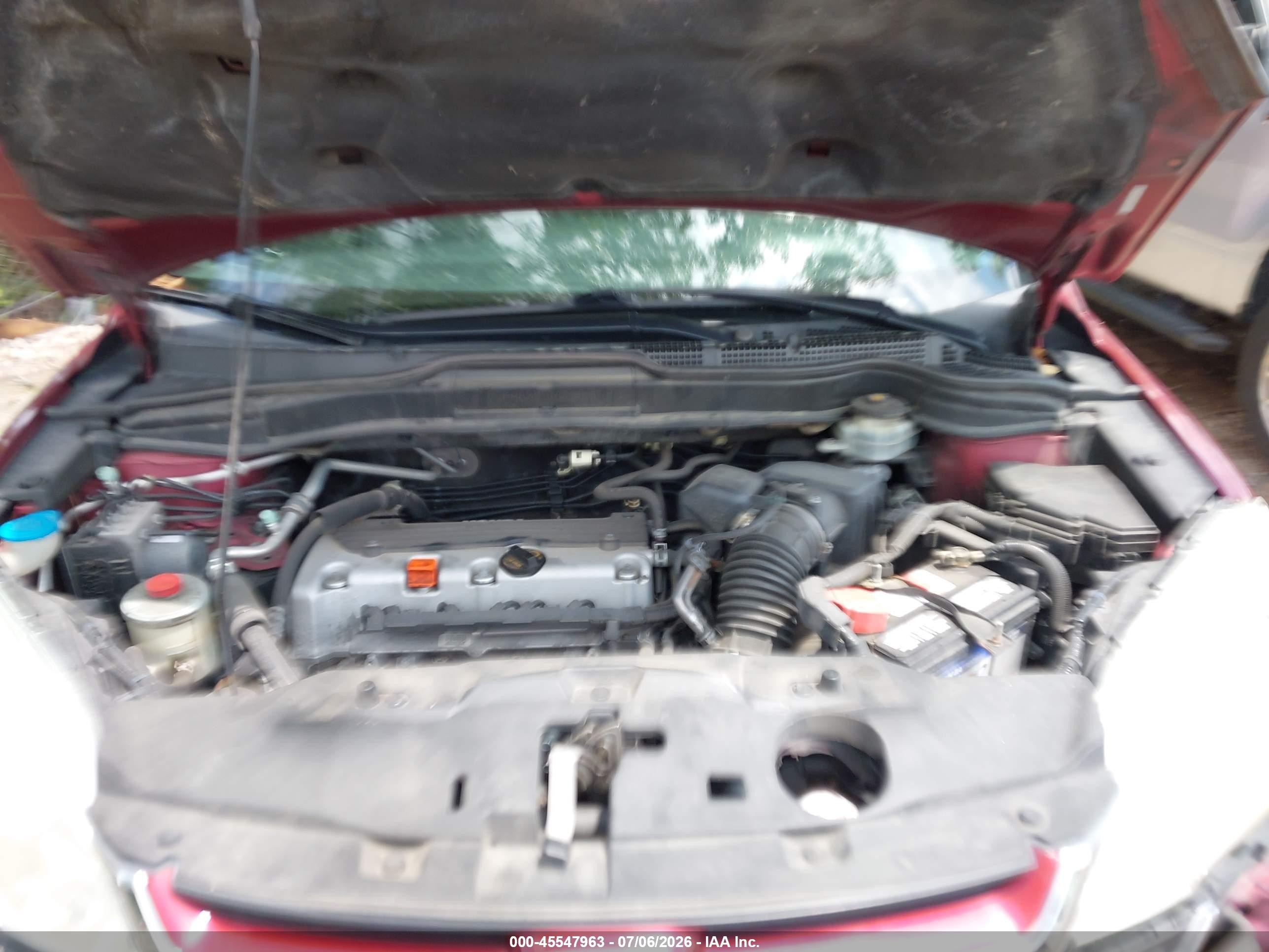 2011 Honda Cr-v Ex Red vin: 5J6RE4H5XBL012281