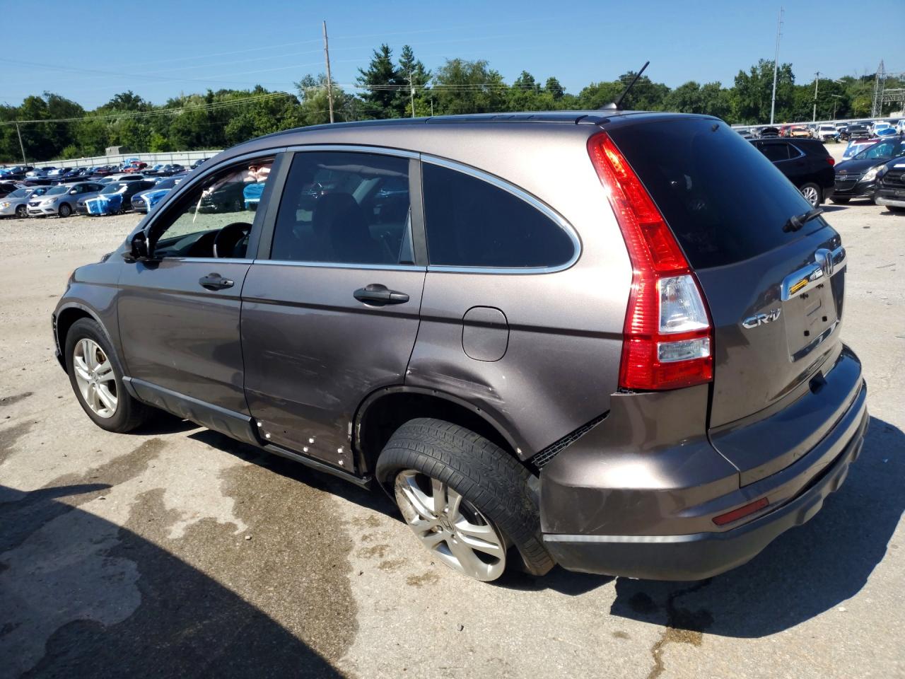 2011 Honda Cr-v Ex Brown vin: 5J6RE4H5XBL013317