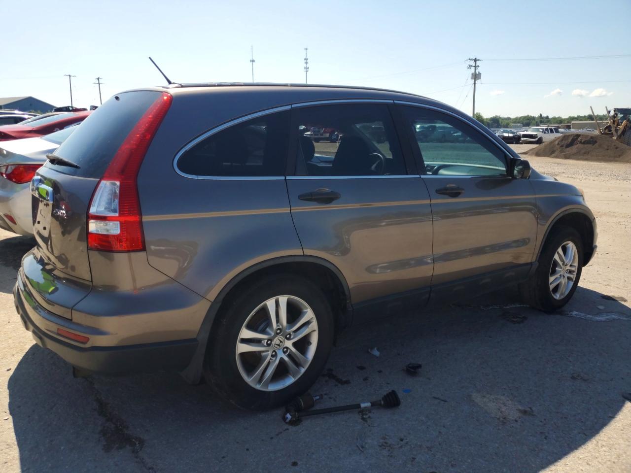 2011 Honda Cr-v Ex Brown vin: 5J6RE4H5XBL013317