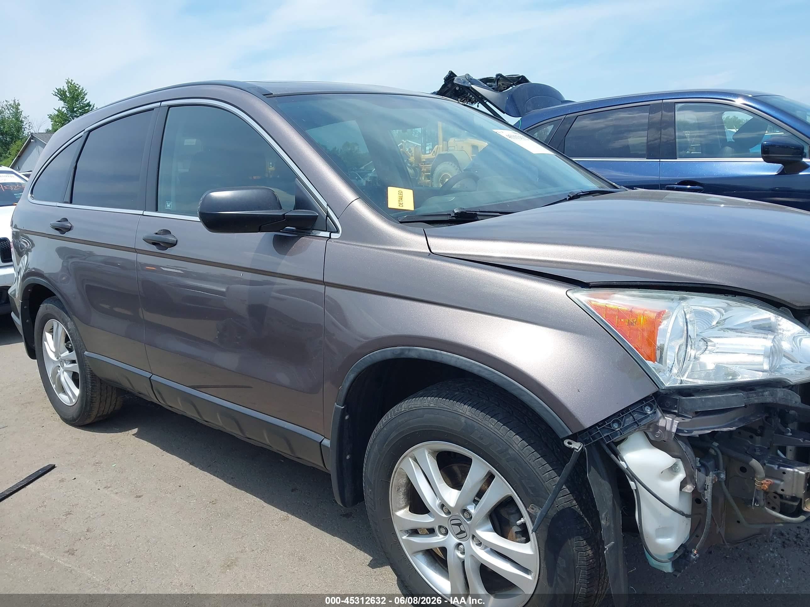 2011 Honda Cr-v Ex Gray vin: 5J6RE4H5XBL029906