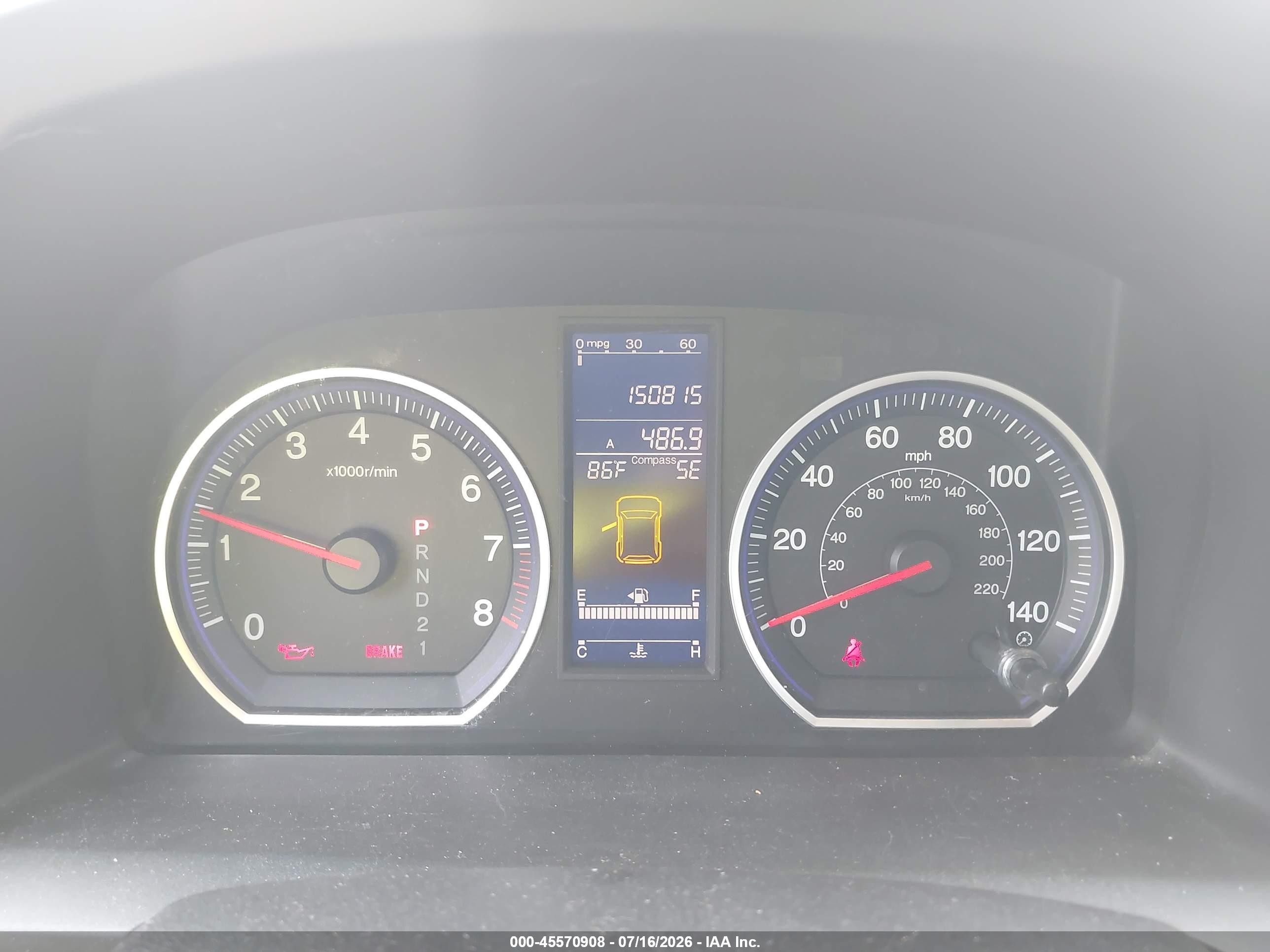 2010 Honda Cr-v Ex-l Dark Blue vin: 5J6RE4H70AL007526