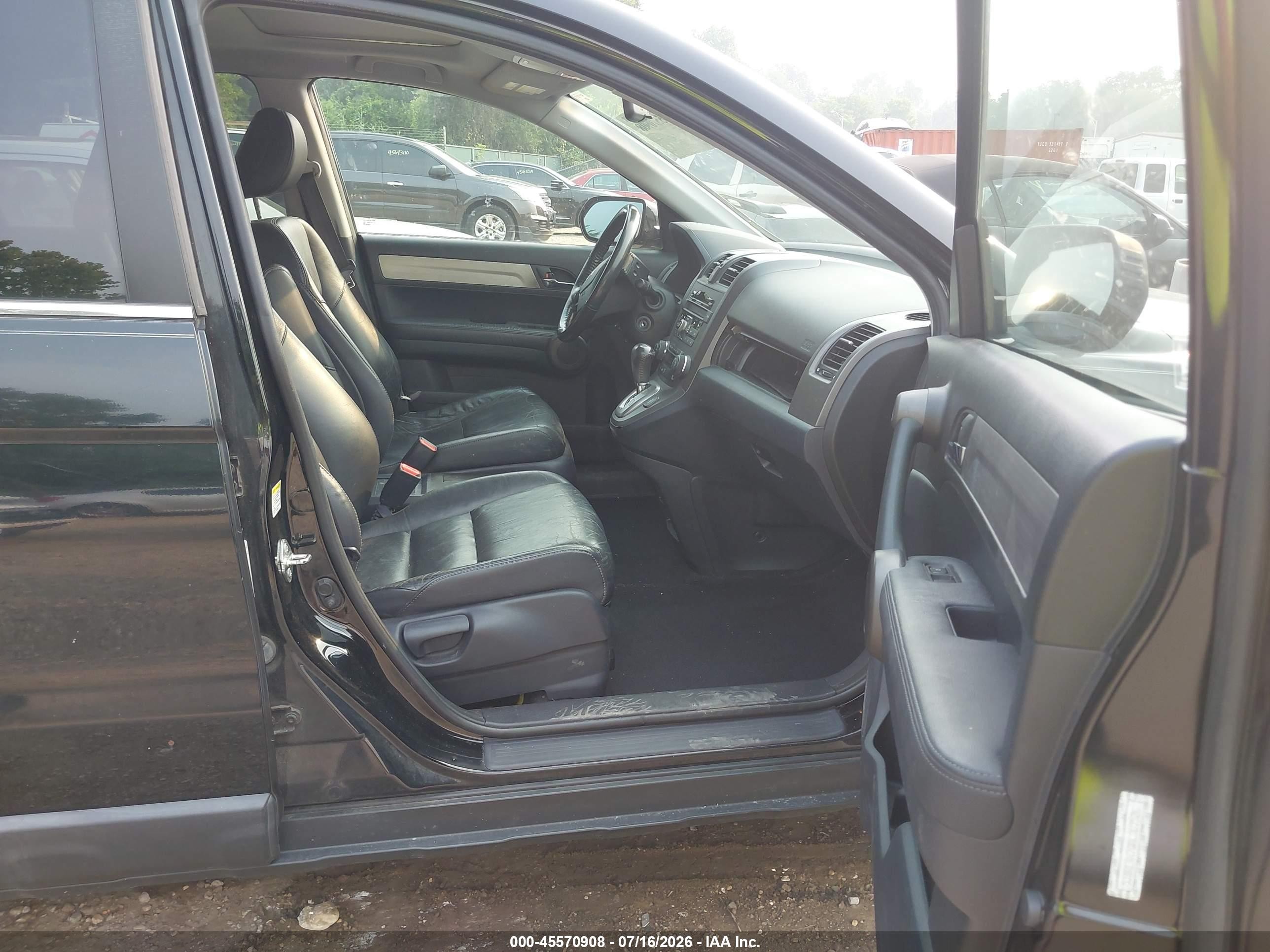 2010 Honda Cr-v Ex-l Dark Blue vin: 5J6RE4H70AL007526