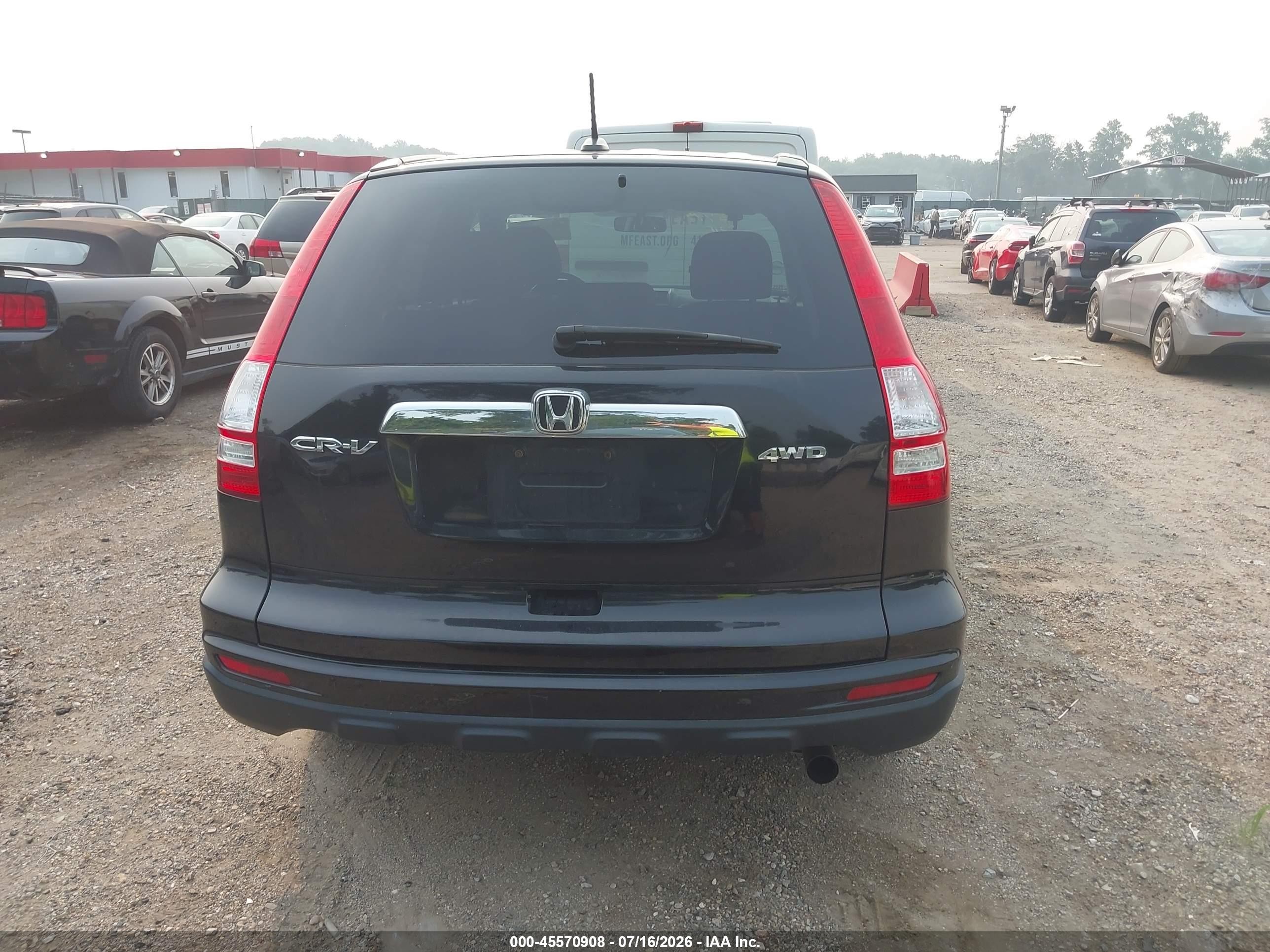 2010 Honda Cr-v Ex-l Dark Blue vin: 5J6RE4H70AL007526