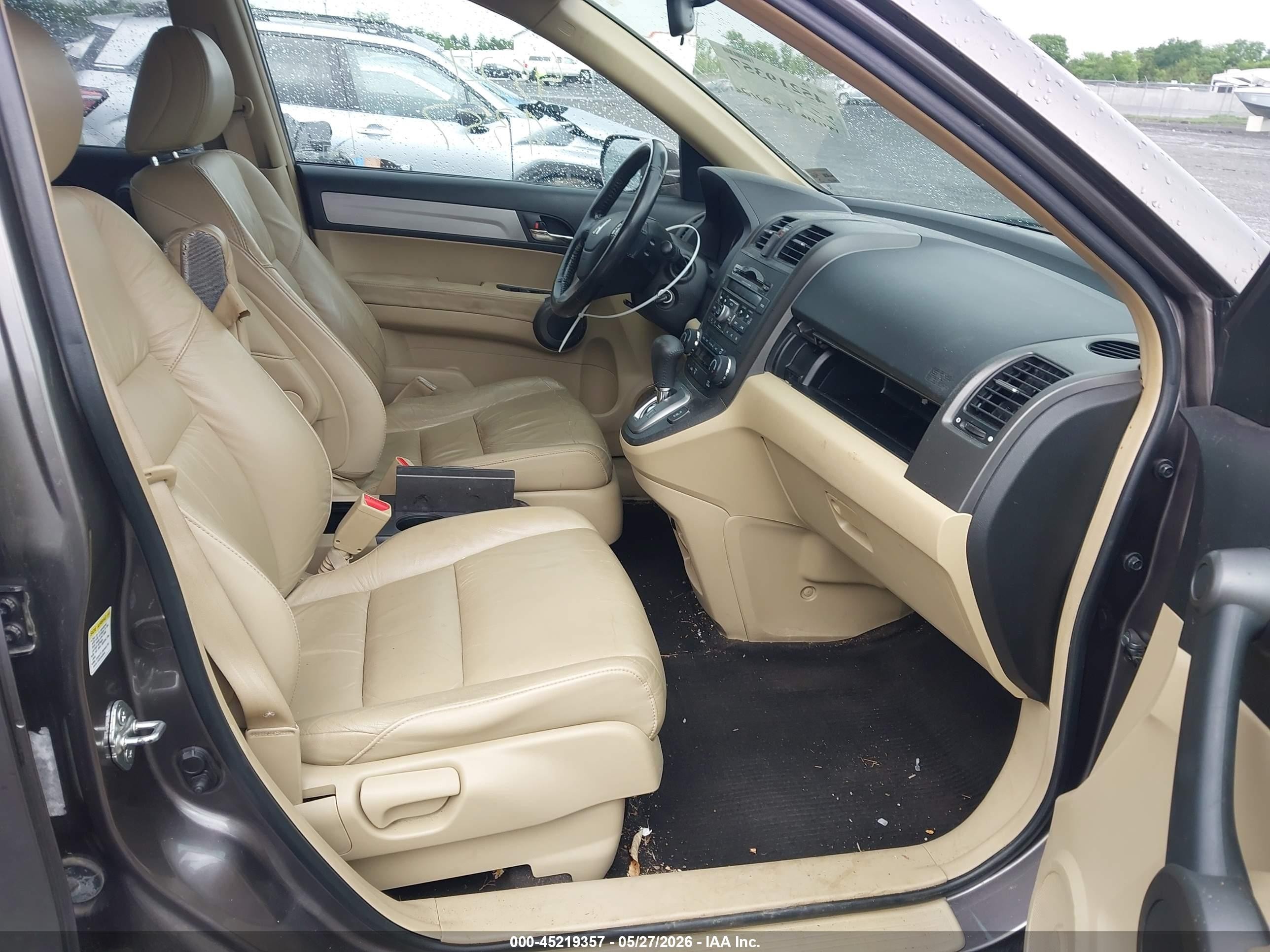 2010 Honda Cr-v Ex-l Gray vin: 5J6RE4H70AL009891