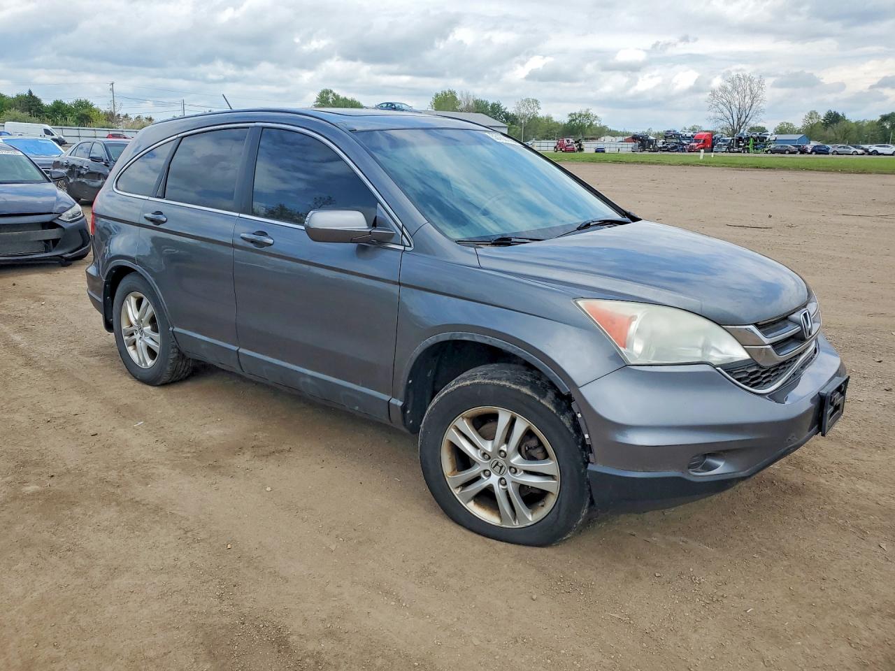 2010 Honda Cr-v Exl Серый vin: 5J6RE4H70AL019157