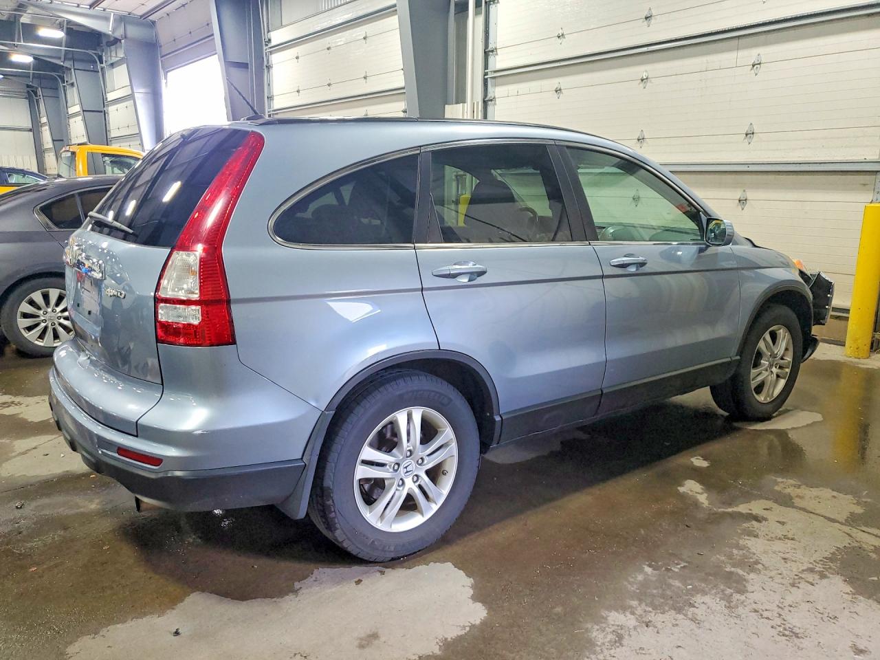 2010 Honda Cr-v Exl Blue vin: 5J6RE4H70AL039344