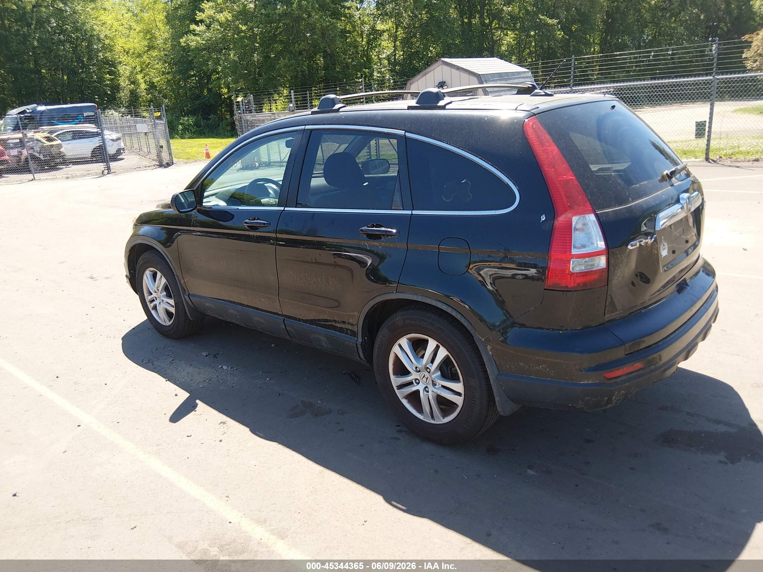 2010 Honda Cr-v Ex-l Черный vin: 5J6RE4H70AL043247