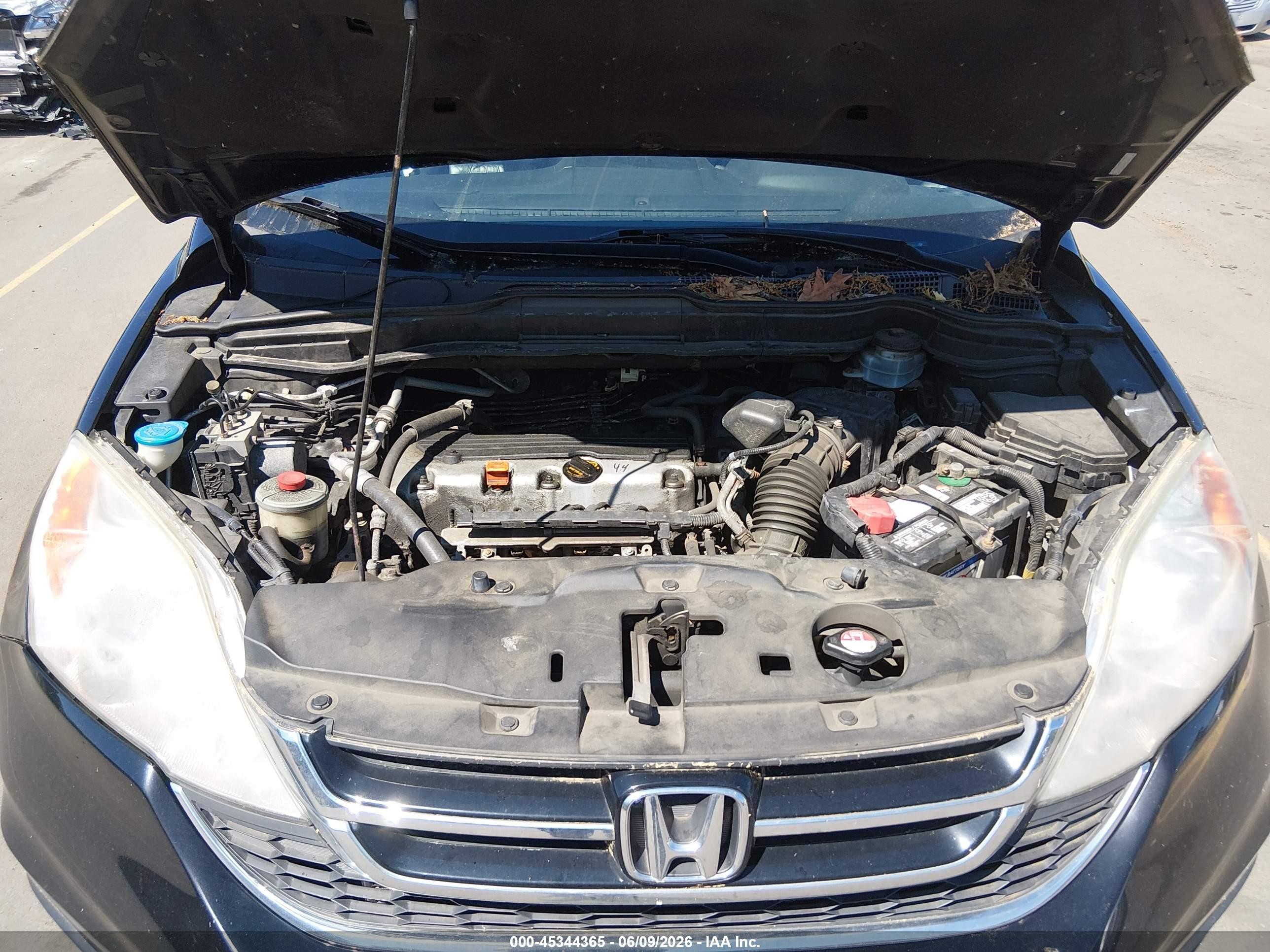 2010 Honda Cr-v Ex-l Черный vin: 5J6RE4H70AL043247