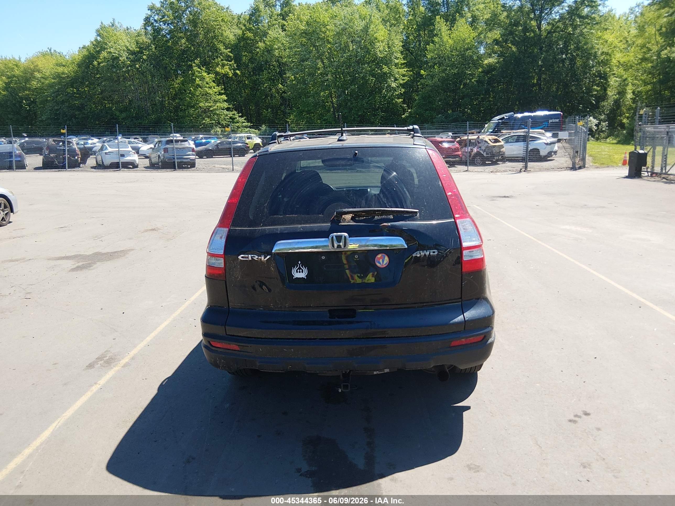 2010 Honda Cr-v Ex-l Черный vin: 5J6RE4H70AL043247