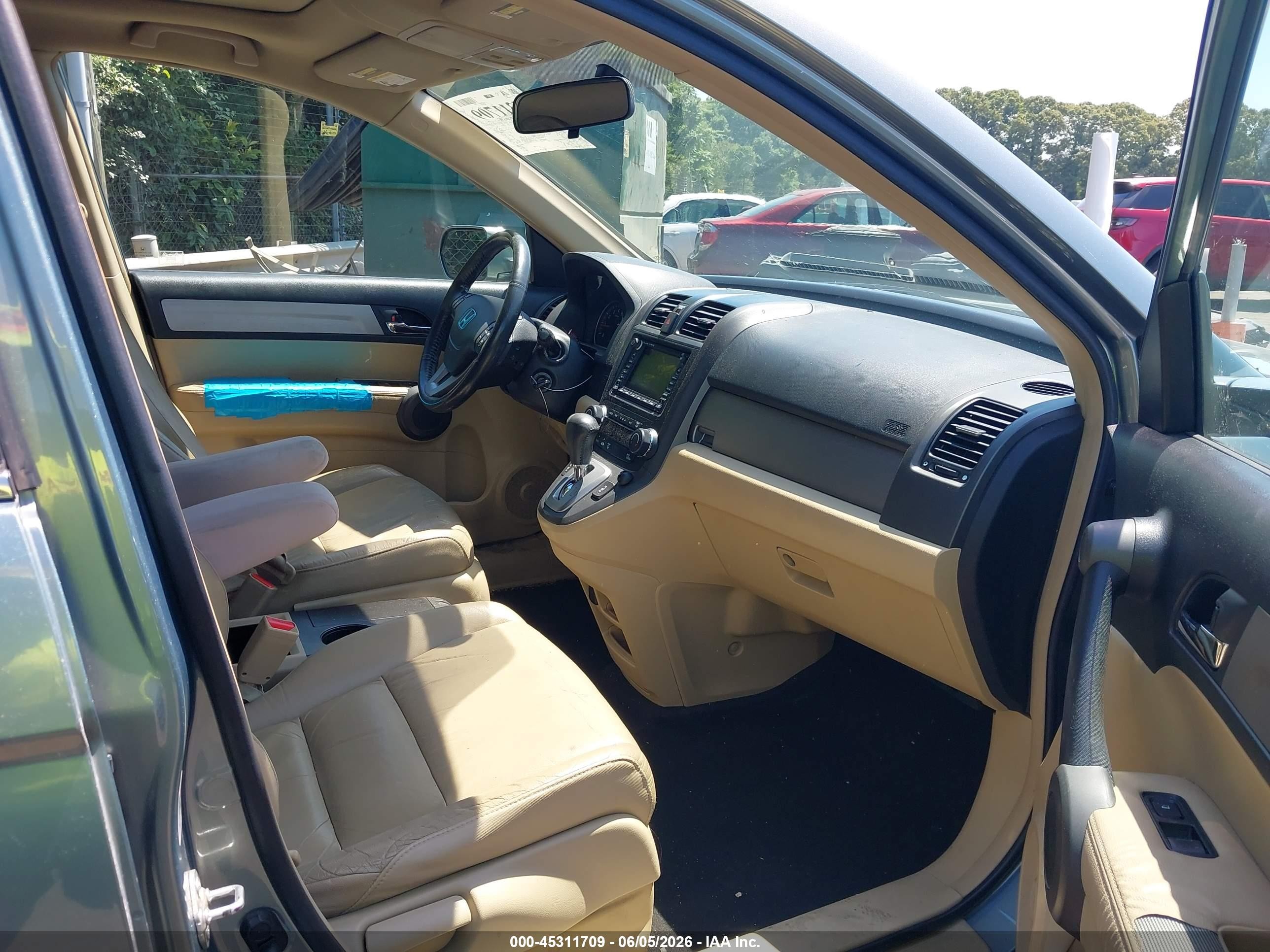 2010 Honda Cr-v Ex-l Light Blue vin: 5J6RE4H70AL050845