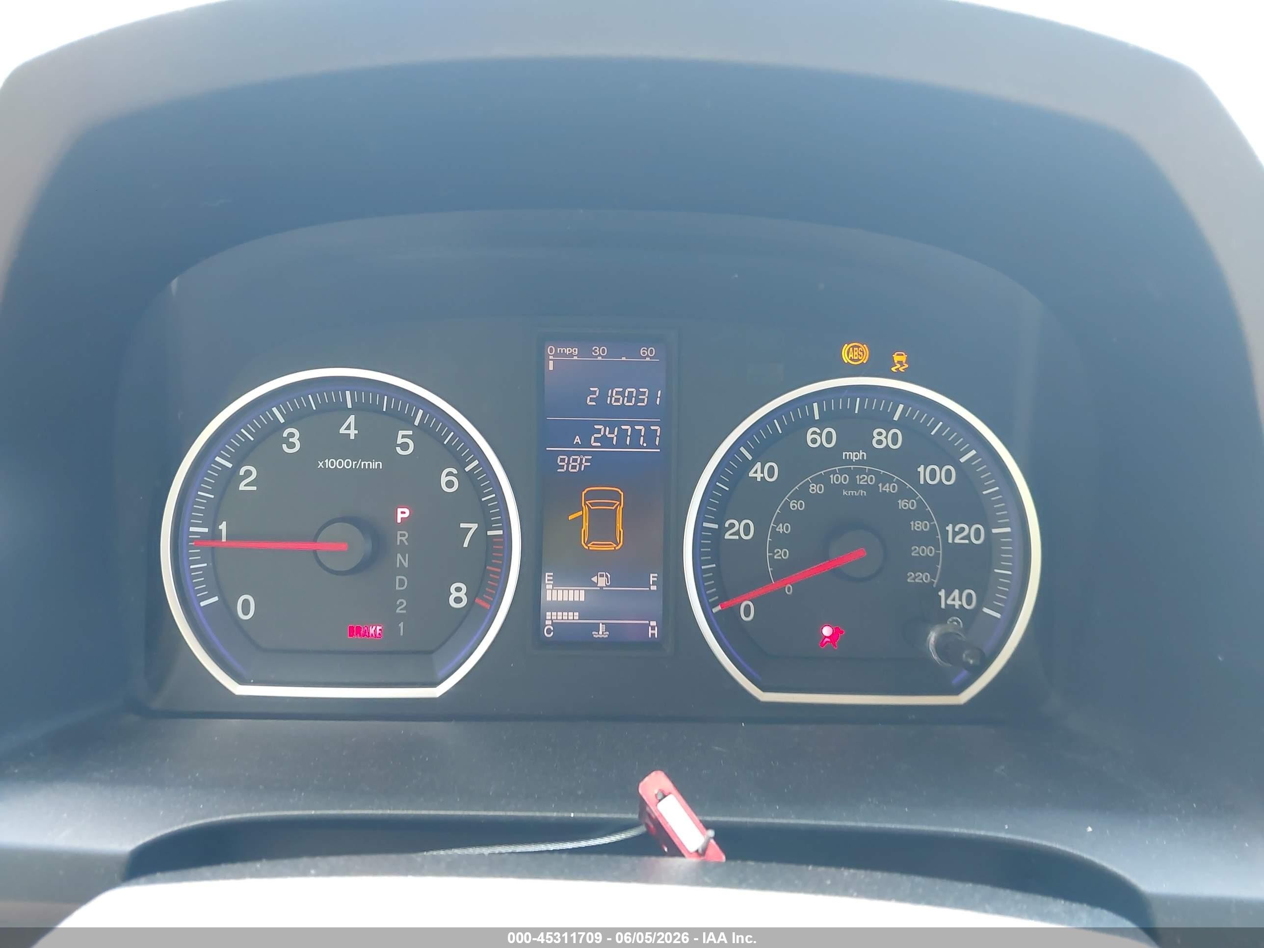 2010 Honda Cr-v Ex-l Light Blue vin: 5J6RE4H70AL050845