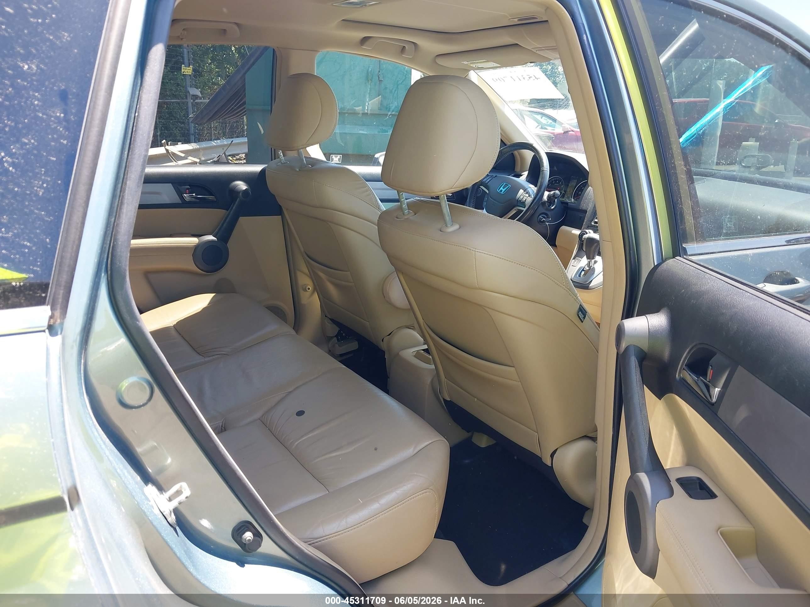 2010 Honda Cr-v Ex-l Light Blue vin: 5J6RE4H70AL050845