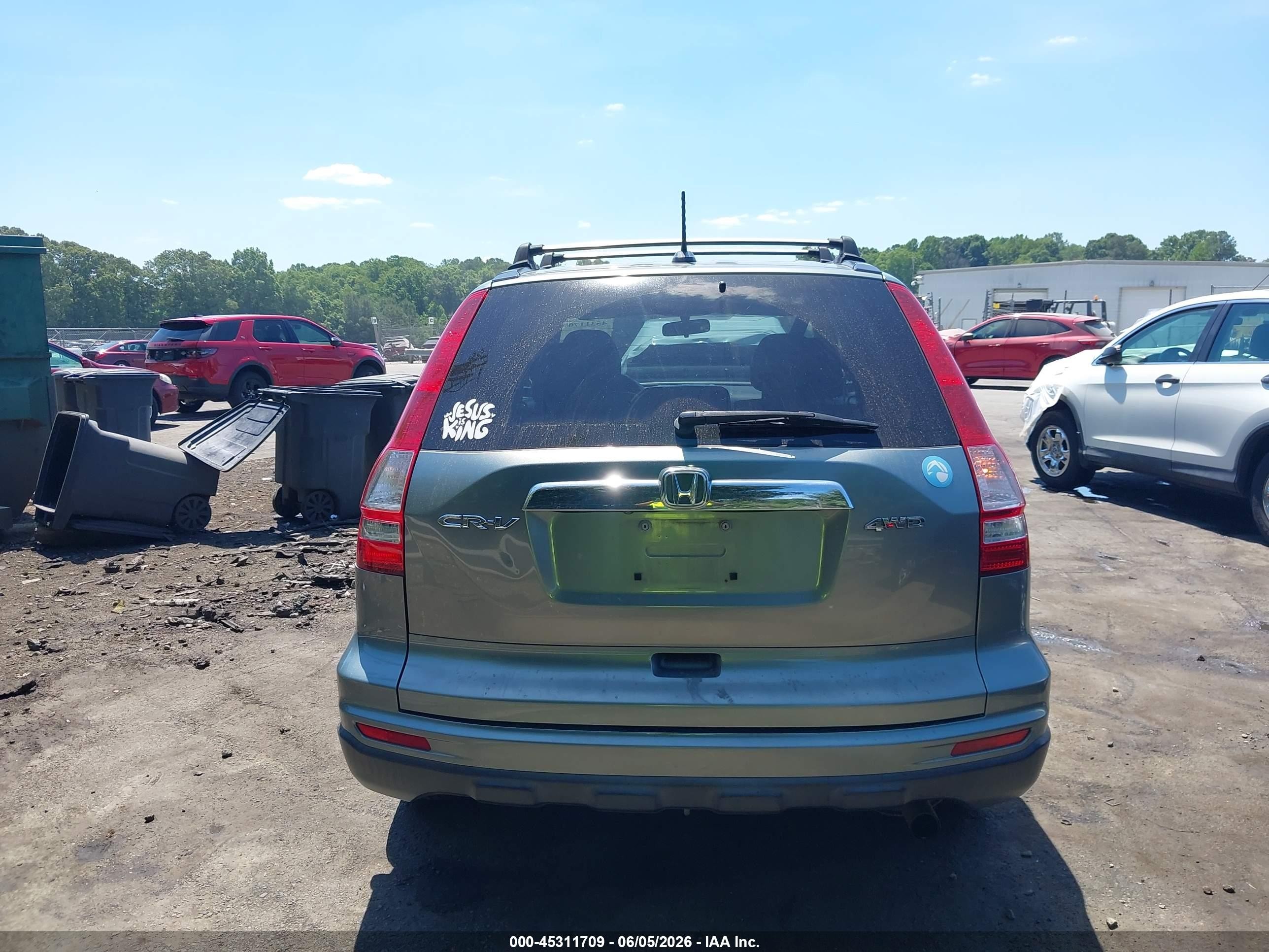 2010 Honda Cr-v Ex-l Light Blue vin: 5J6RE4H70AL050845