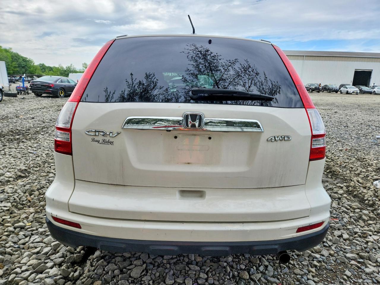 2010 Honda Cr-v Exl White vin: 5J6RE4H70AL055575