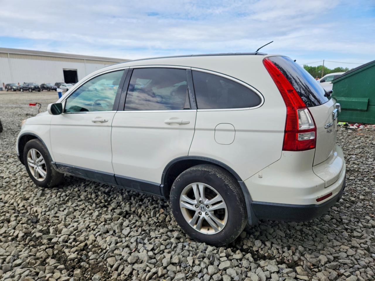 2010 Honda Cr-v Exl White vin: 5J6RE4H70AL055575